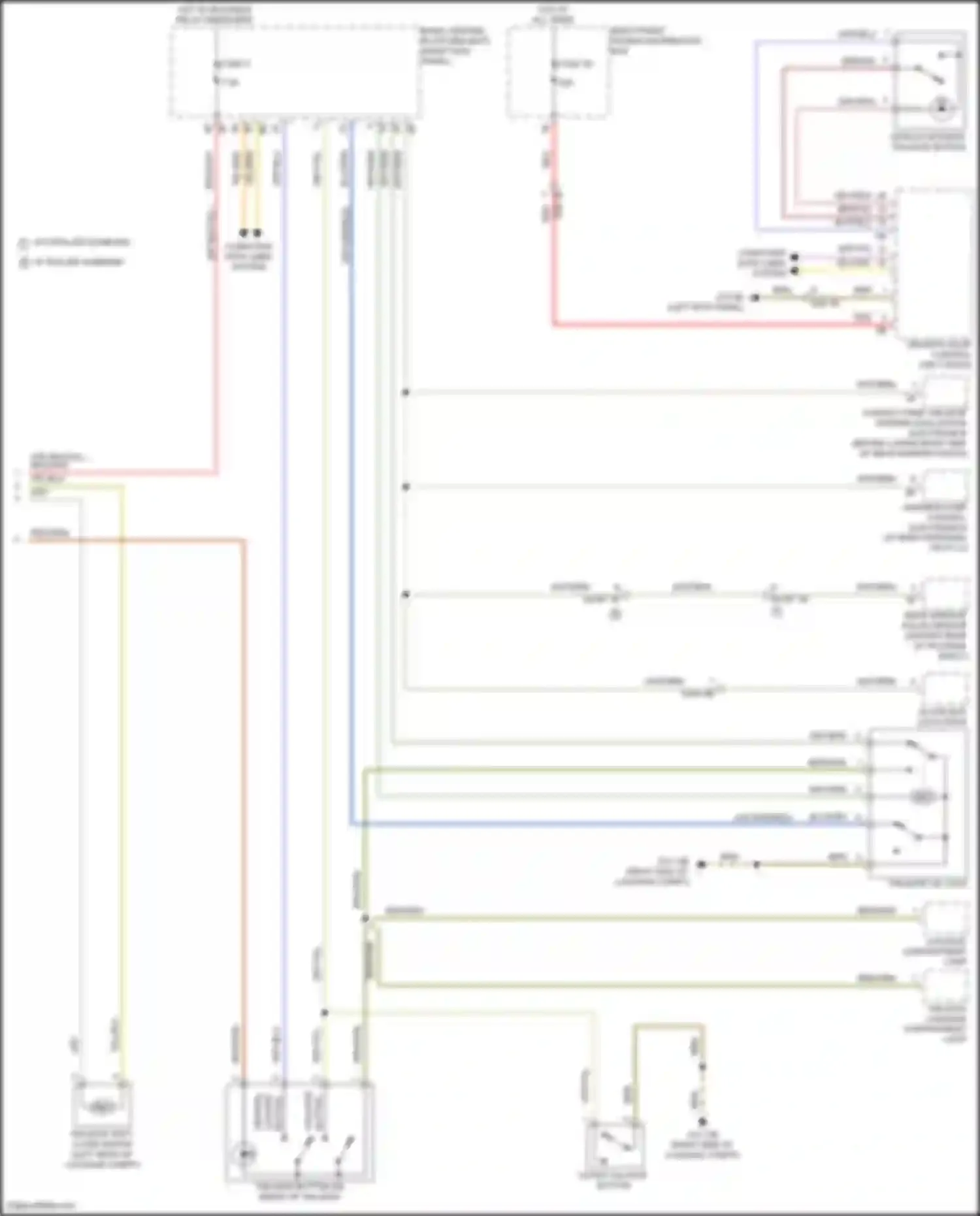 i7 BMW I (2022-2024): Trunk release circuit (2 of 2)