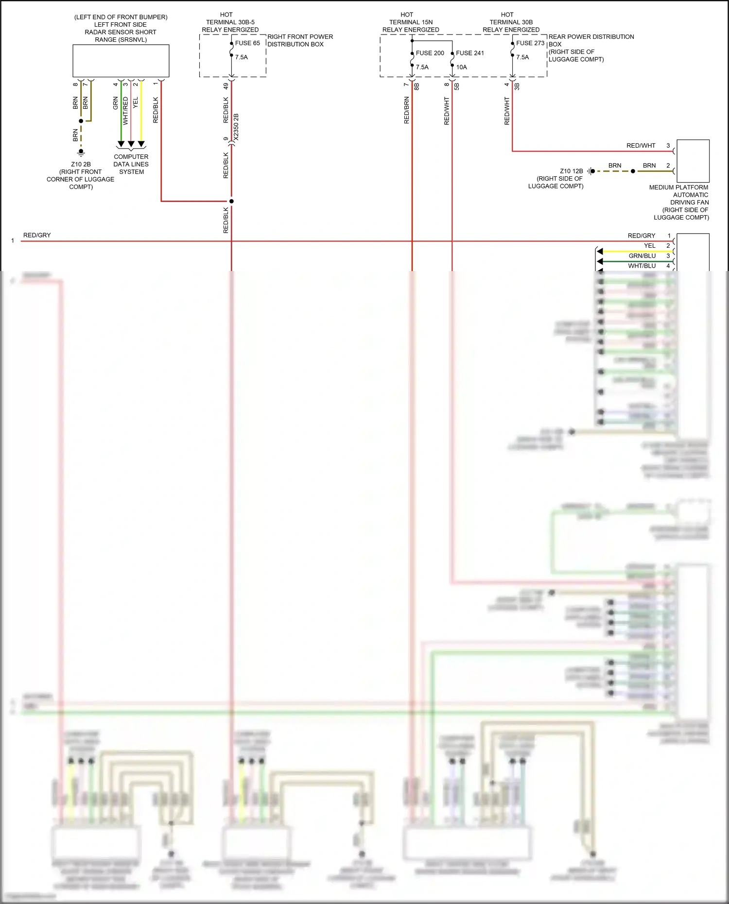 BMW i7 I (2022-2024) computer data lines system wiring diagram  (71 of 111)
