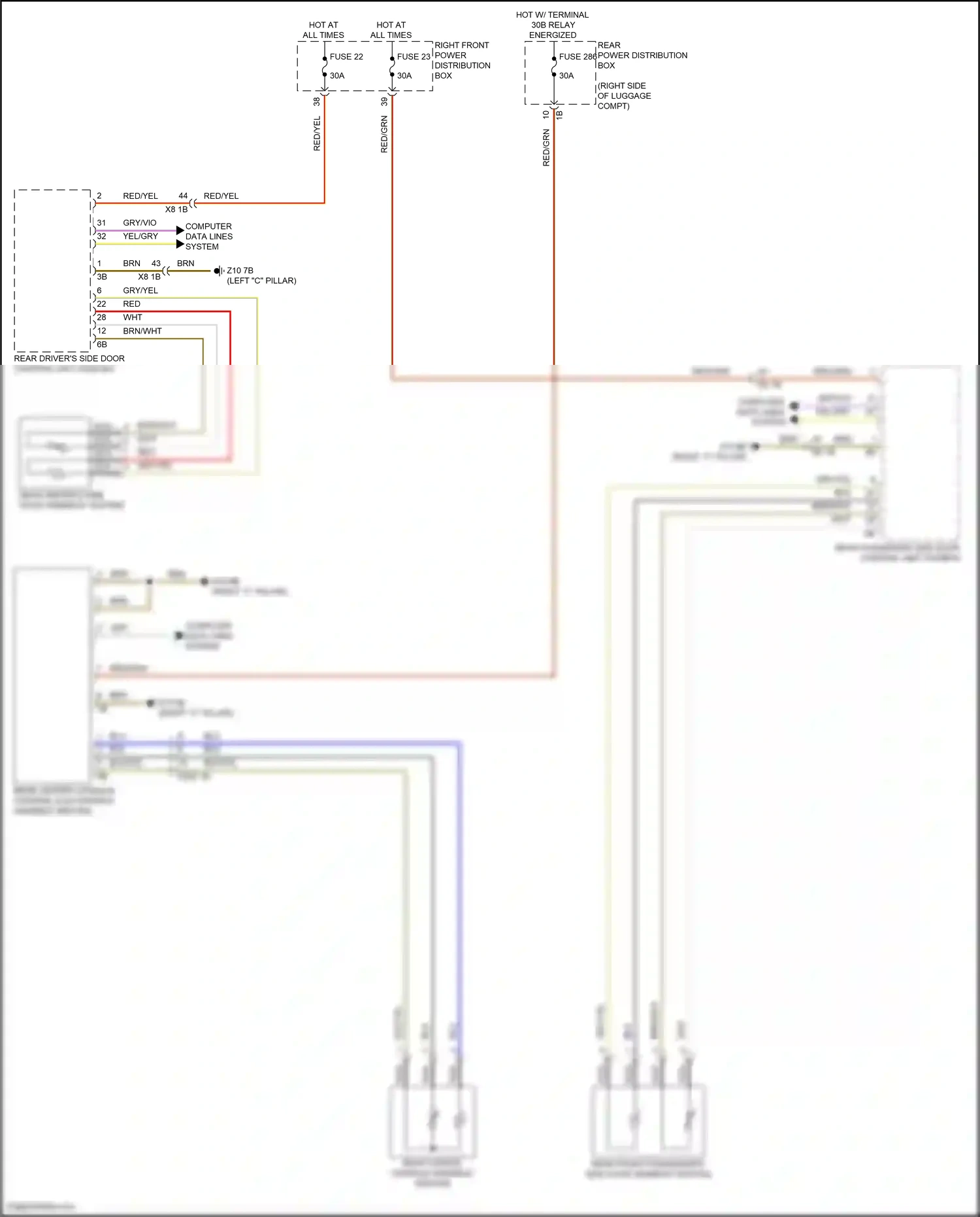 BMW i7 I (2022-2024) computer data lines system wiring diagram  (21 of 111)