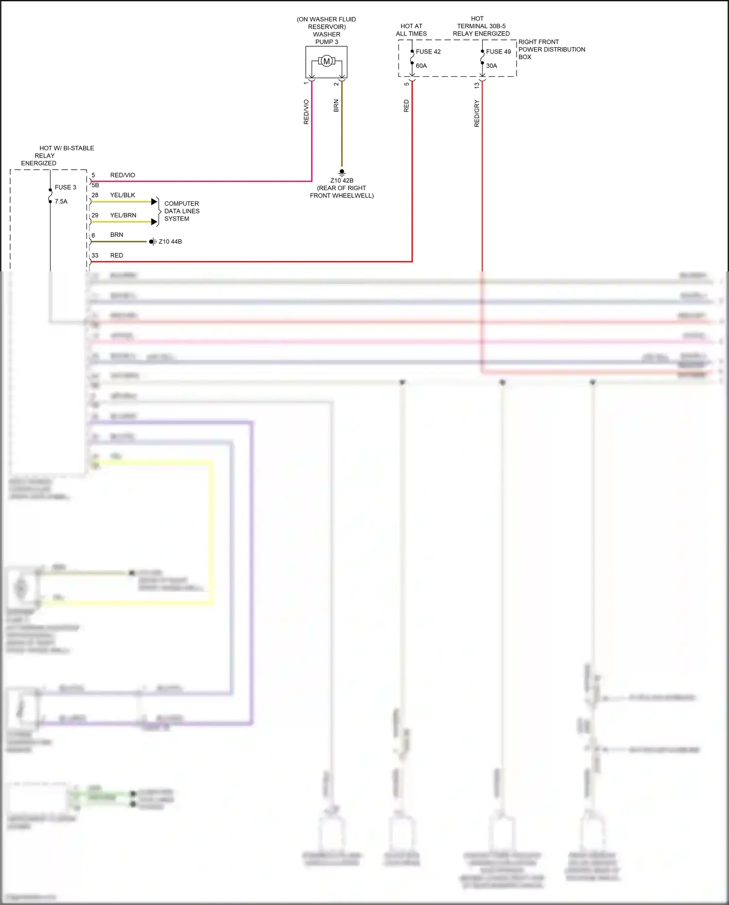 BMW i7 I (2022-2024) computer data lines system wiring diagram  (10 of 111)