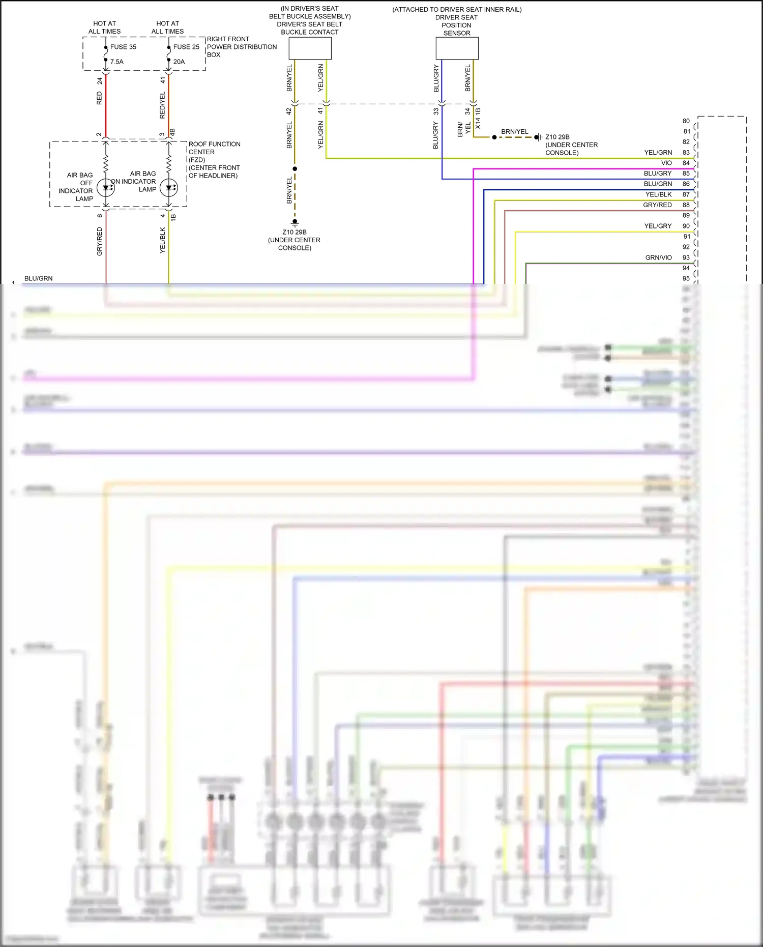 BMW i7 I (2022-2024) engine controls system wiring diagram  (3 of 3)