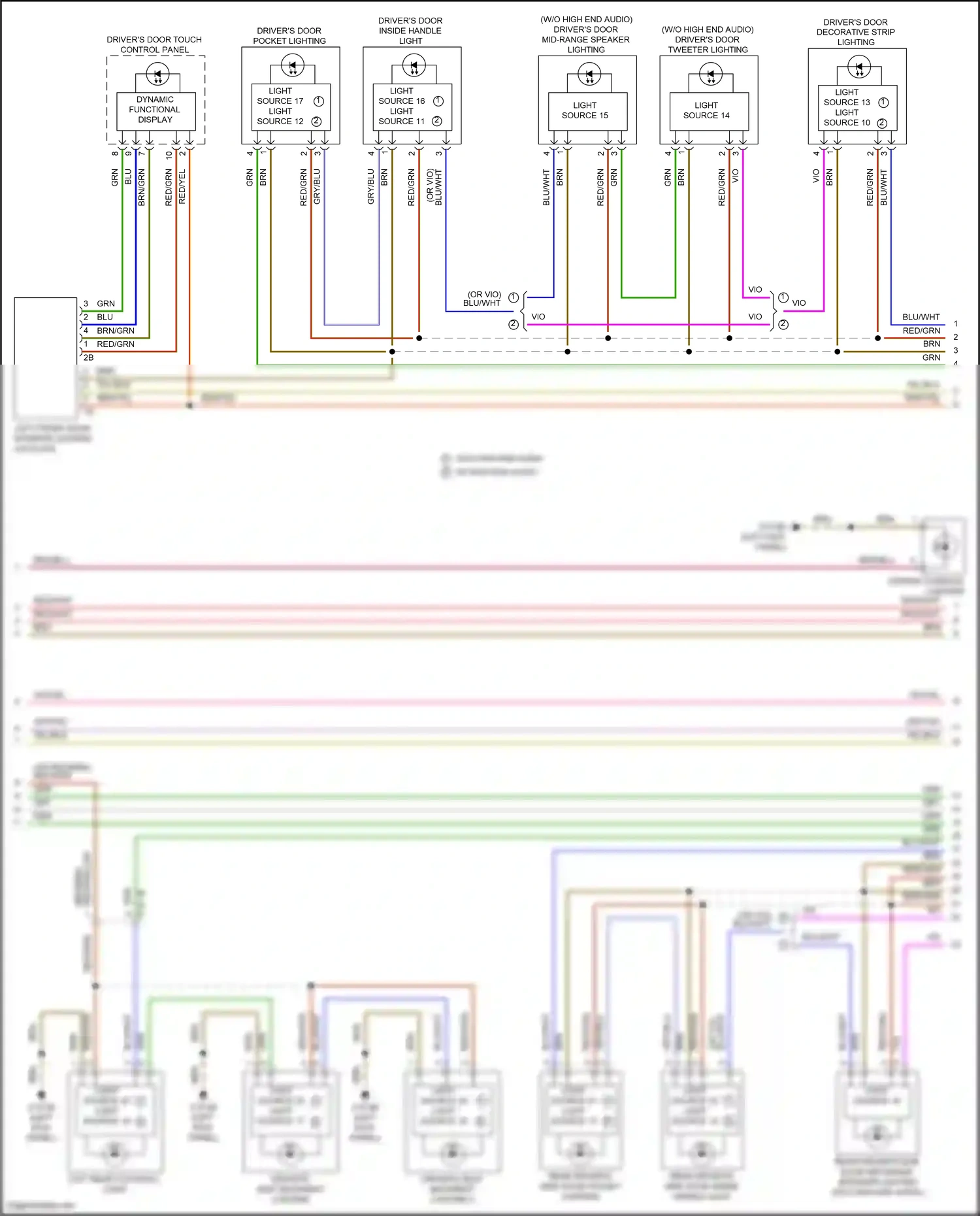 BMW i7 I (2022-2024) light source 16 light source 11 wiring diagram  (1 of 1)