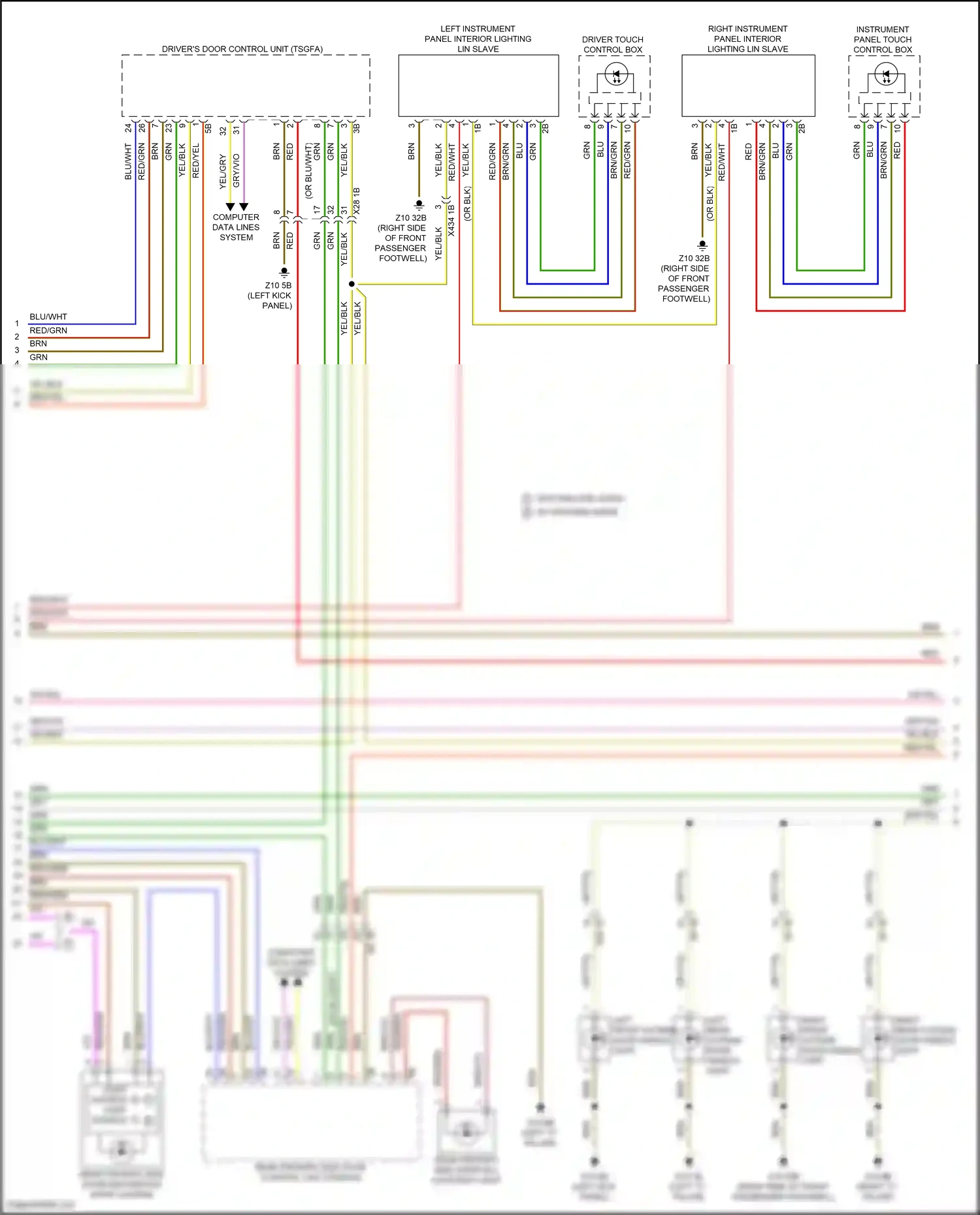 BMW i7 I (2022-2024) light source 18 light source 13 wiring diagram  (1 of 1)
