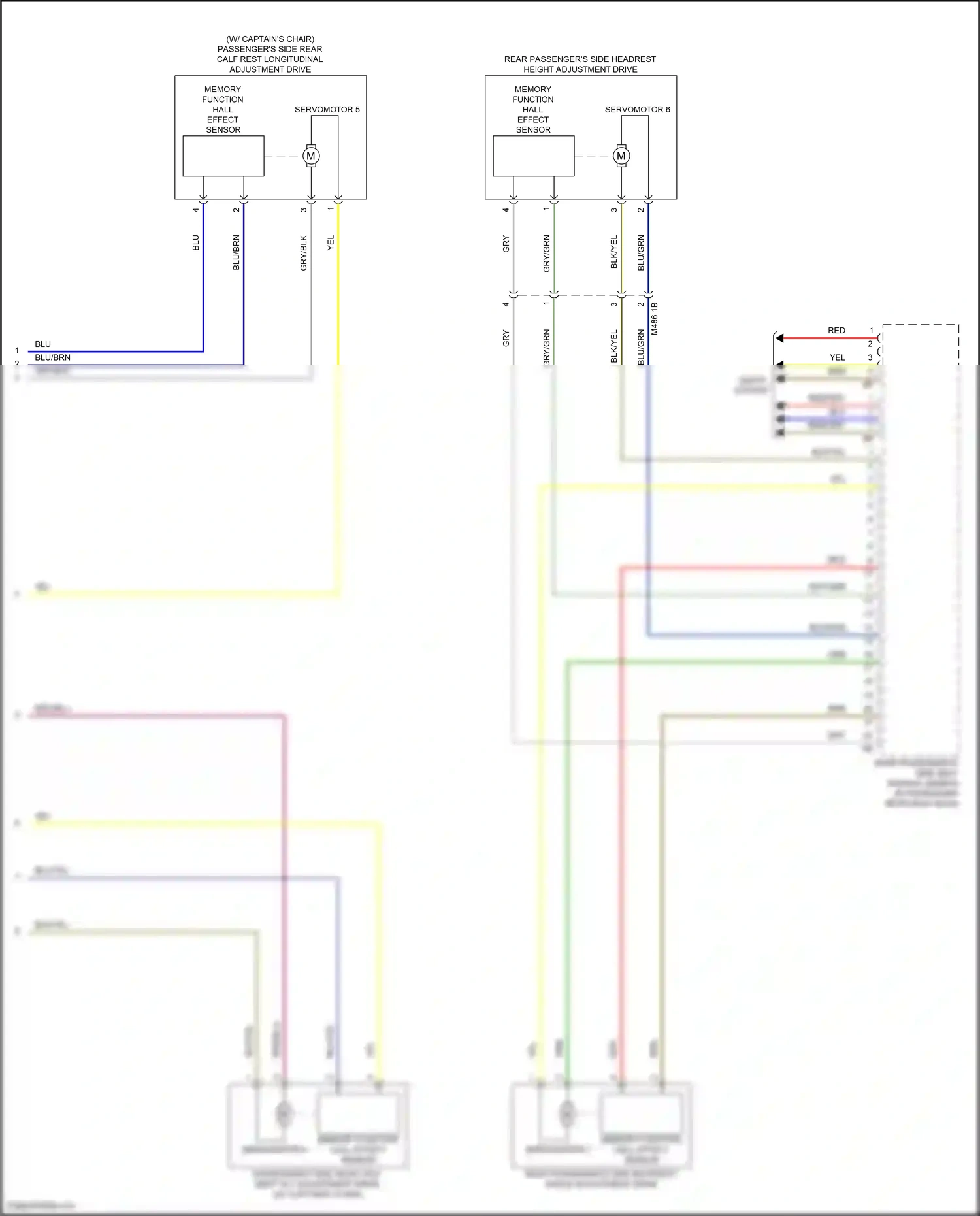 BMW i7 I (2022-2024) memory function hall effect sensor wiring diagram  (7 of 7)