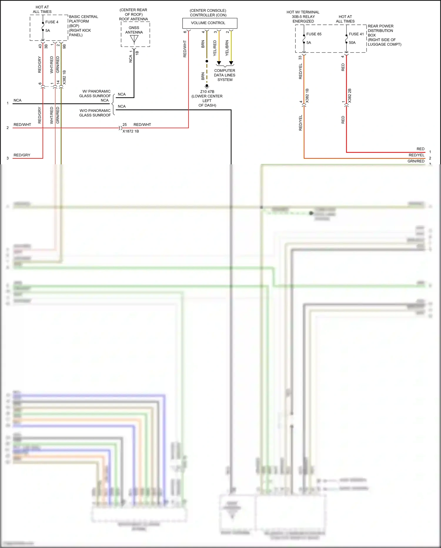BMW iX i20 (2021-2024) basic version wiring diagram  (3 of 6)