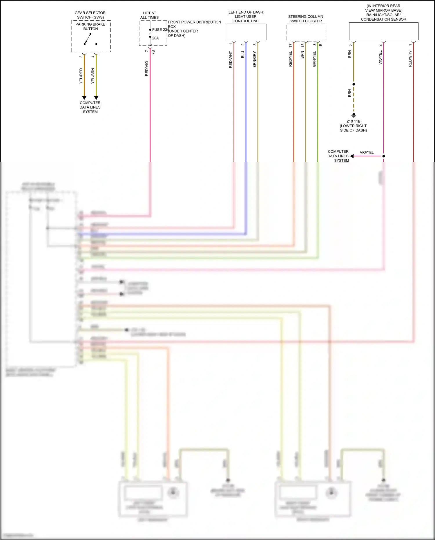 BMW iX i20 (2021-2024) computer data lines system wiring diagram  (27 of 96)