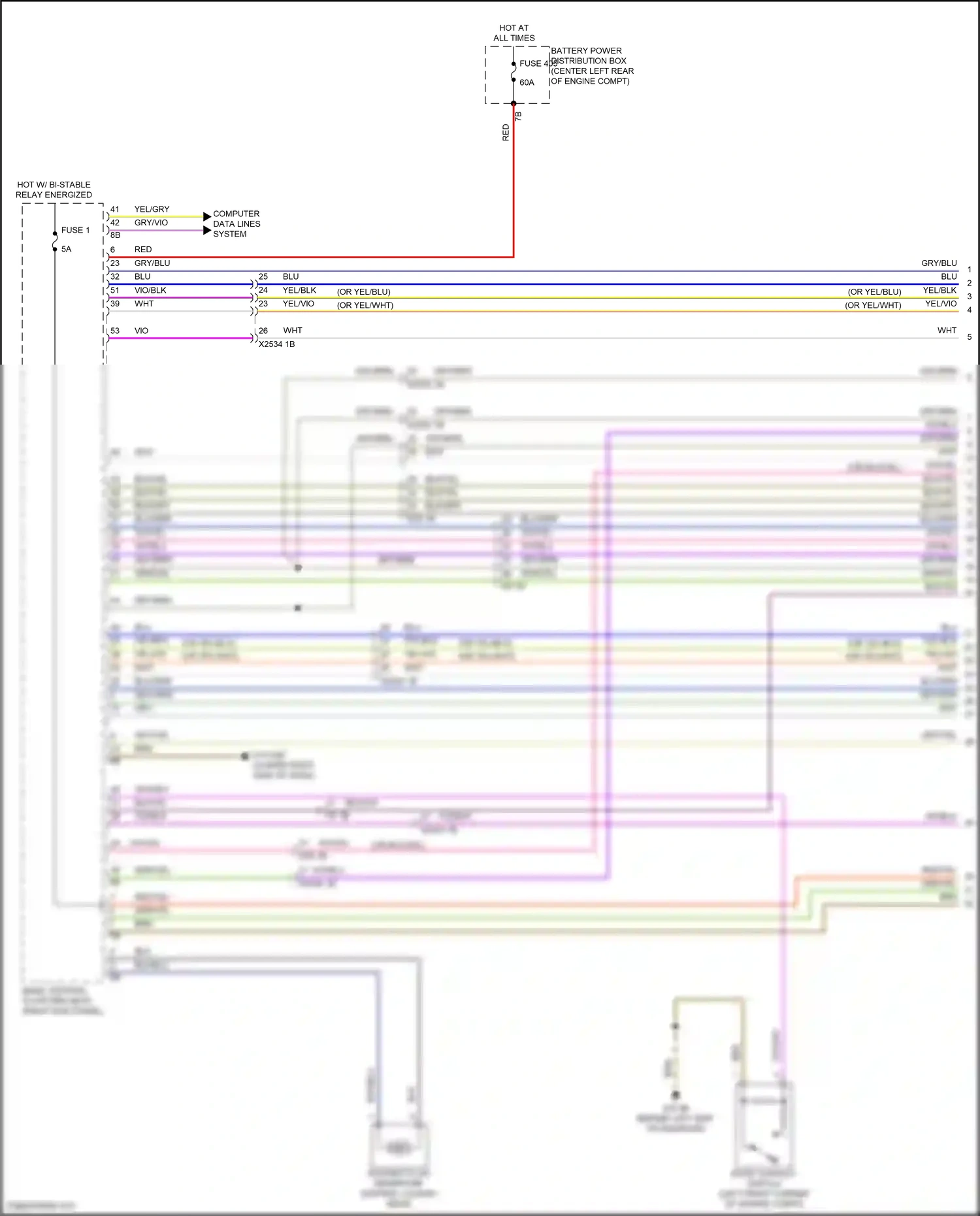 BMW iX i20 (2021-2024) computer data lines system wiring diagram  (51 of 96)