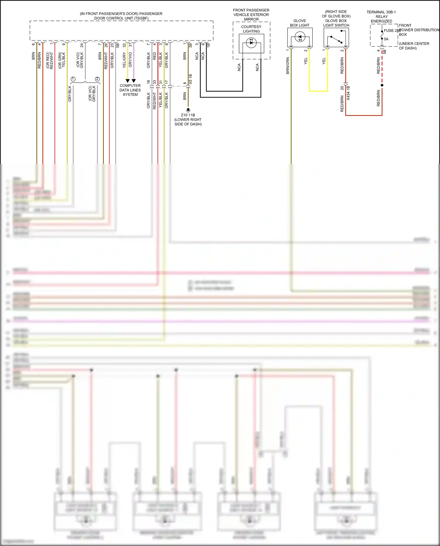 BMW iX i20 (2021-2024) computer data lines system wiring diagram  (23 of 96)