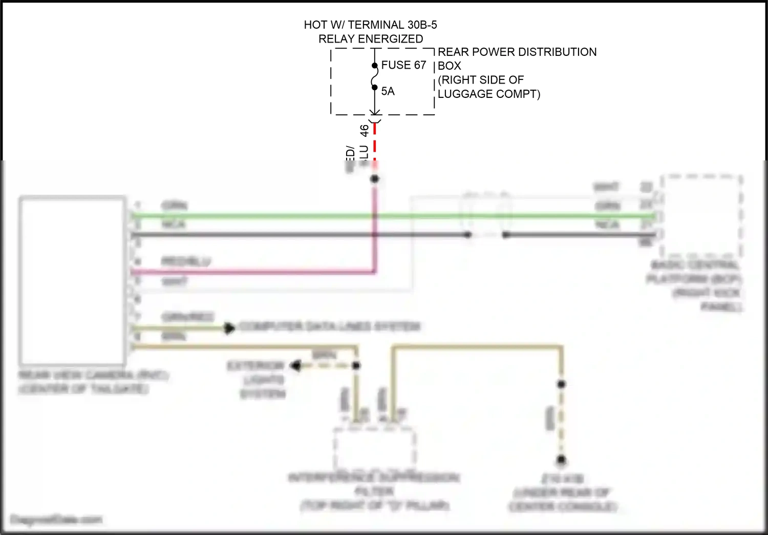 BMW iX i20 (2021-2024) computer data lines system wiring diagram  (70 of 96)