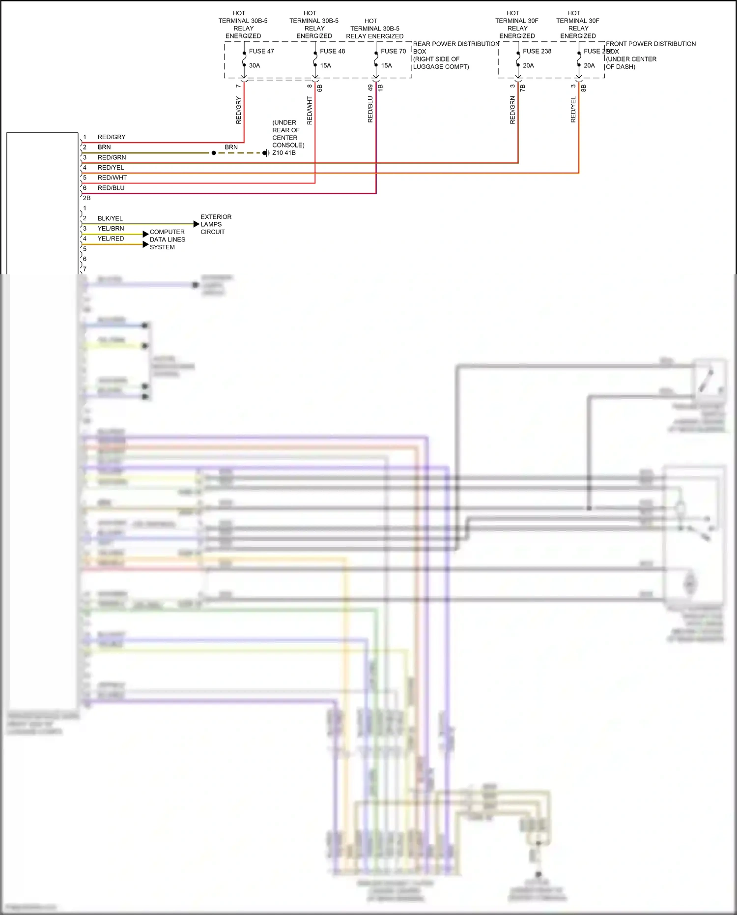 BMW iX i20 (2021-2024) computer data lines system wiring diagram  (9 of 96)