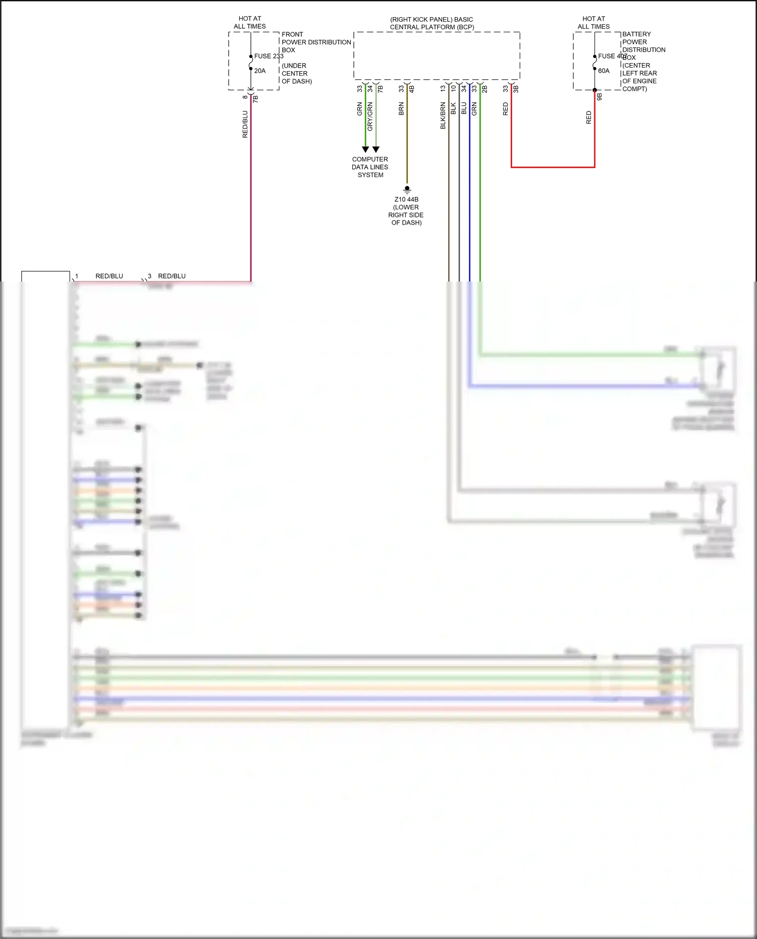 BMW iX i20 (2021-2024) computer data lines system wiring diagram  (54 of 96)