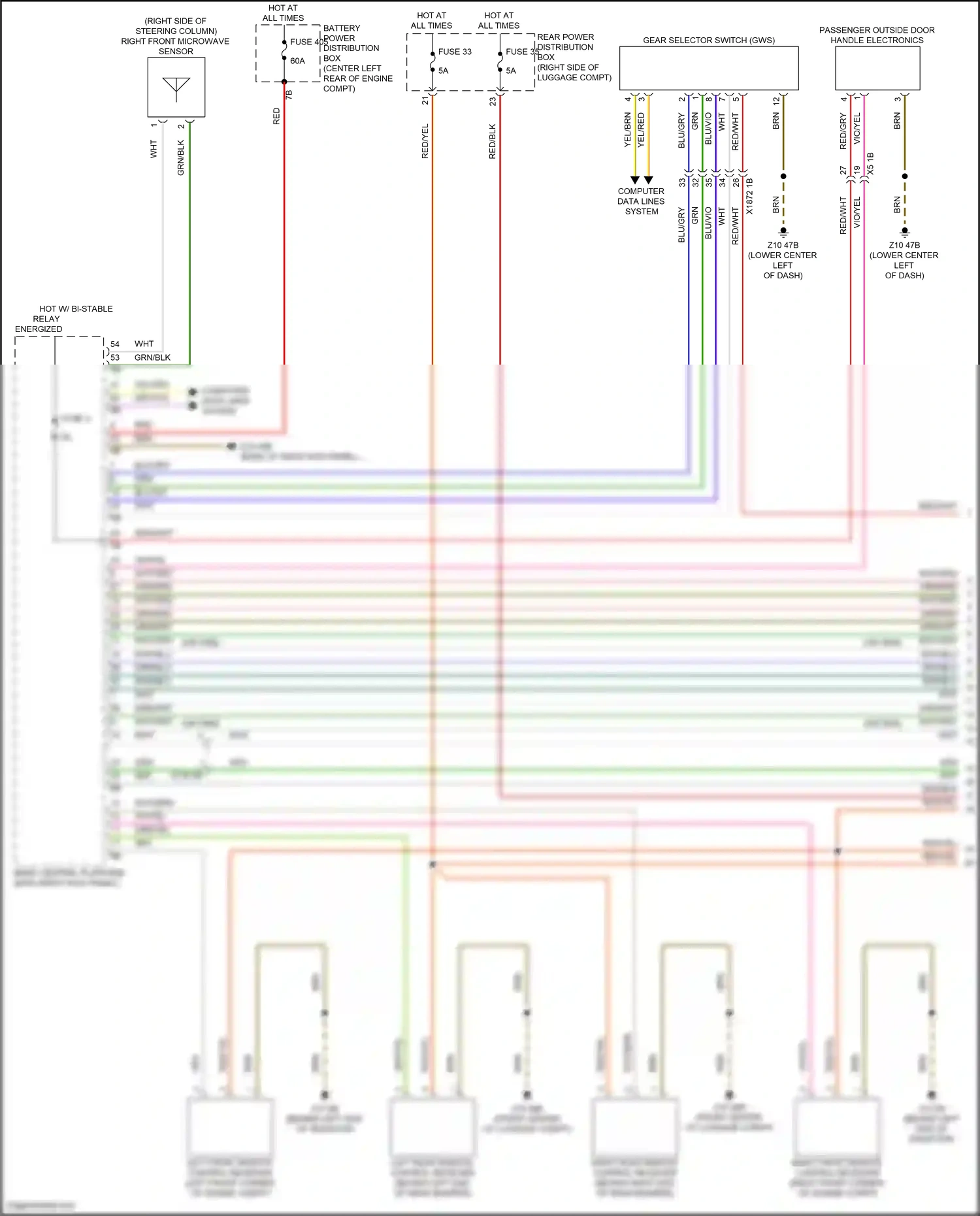 BMW iX i20 (2021-2024) computer data lines system wiring diagram  (41 of 96)