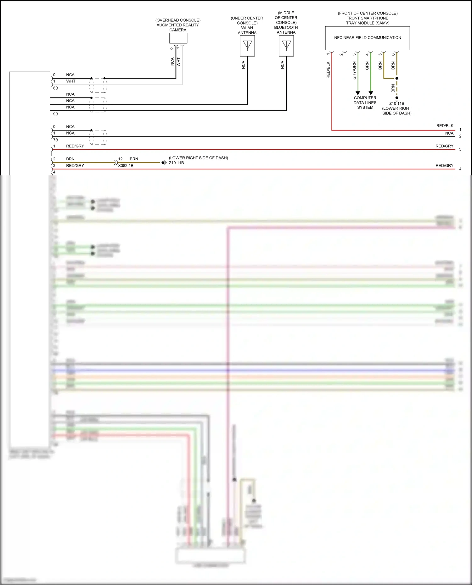 BMW iX i20 (2021-2024) computer data lines system wiring diagram  (56 of 96)