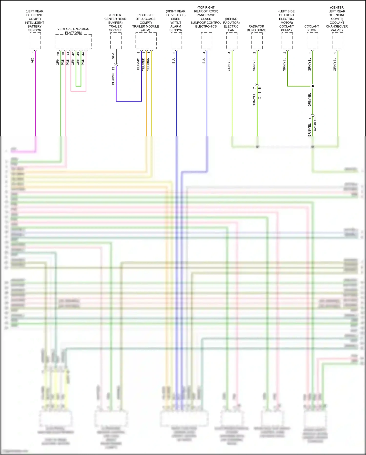 BMW iX i20 (2021-2024) electrical machine electronics wiring diagram  (2 of 3)