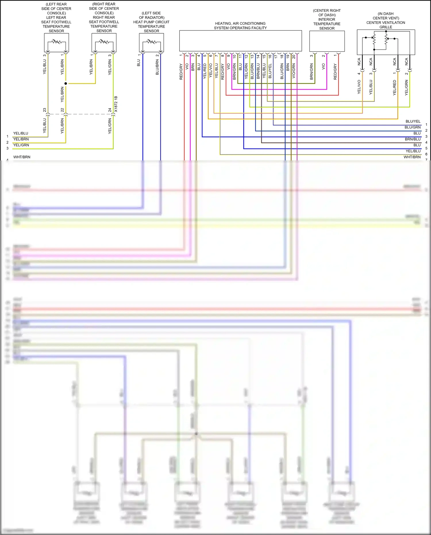 BMW iX i20 (2021-2024) interior temperature sensor wiring diagram  (2 of 3)