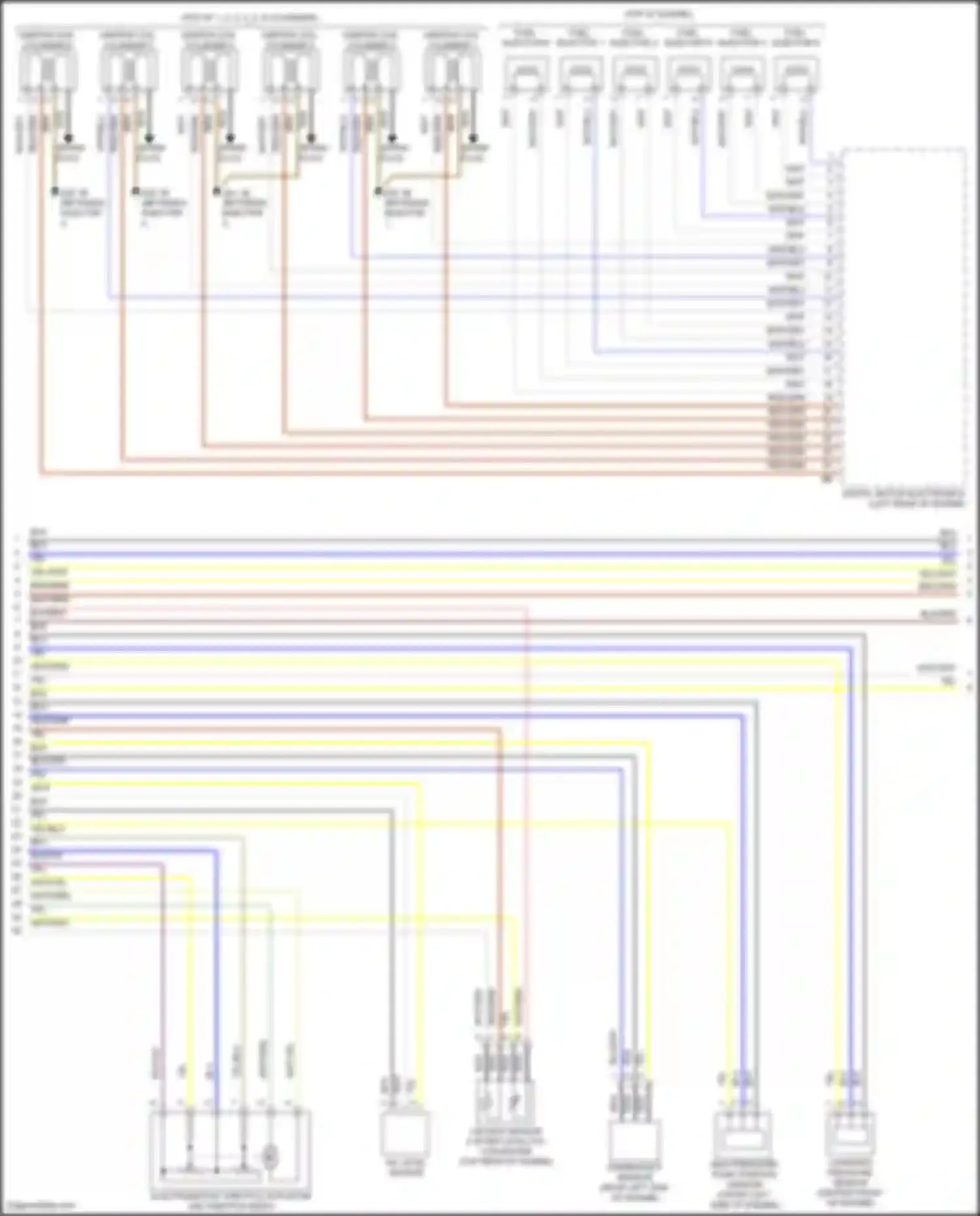 M2 BMW F87 facelift (2017-2021): Wiring diagram engine performance 3.0l turbo (3 of 5)