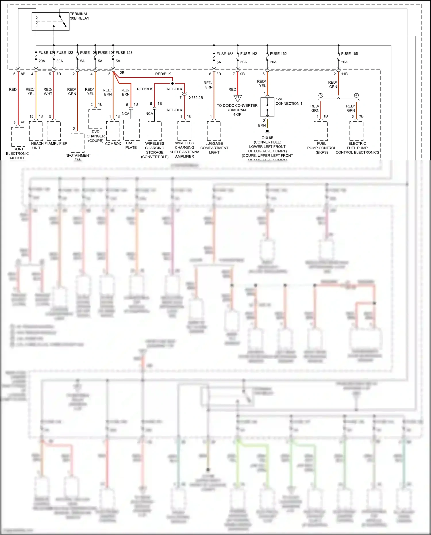 BMW M2 F87 facelift (2017-2021) combox wiring diagram  (4 of 6)