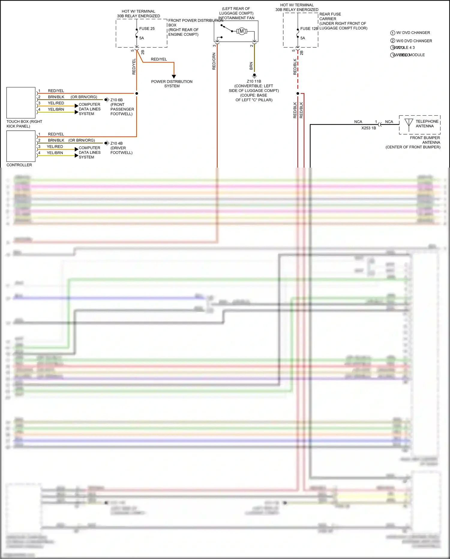 BMW M2 F87 facelift (2017-2021) computer data lines system wiring diagram  (67 of 76)