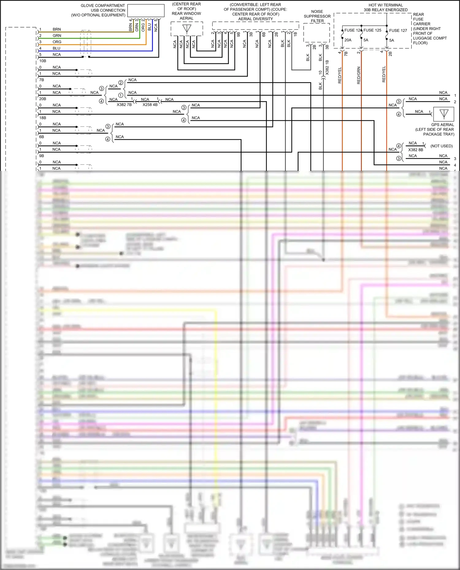 BMW M2 F87 facelift (2017-2021) computer data lines system wiring diagram  (66 of 76)