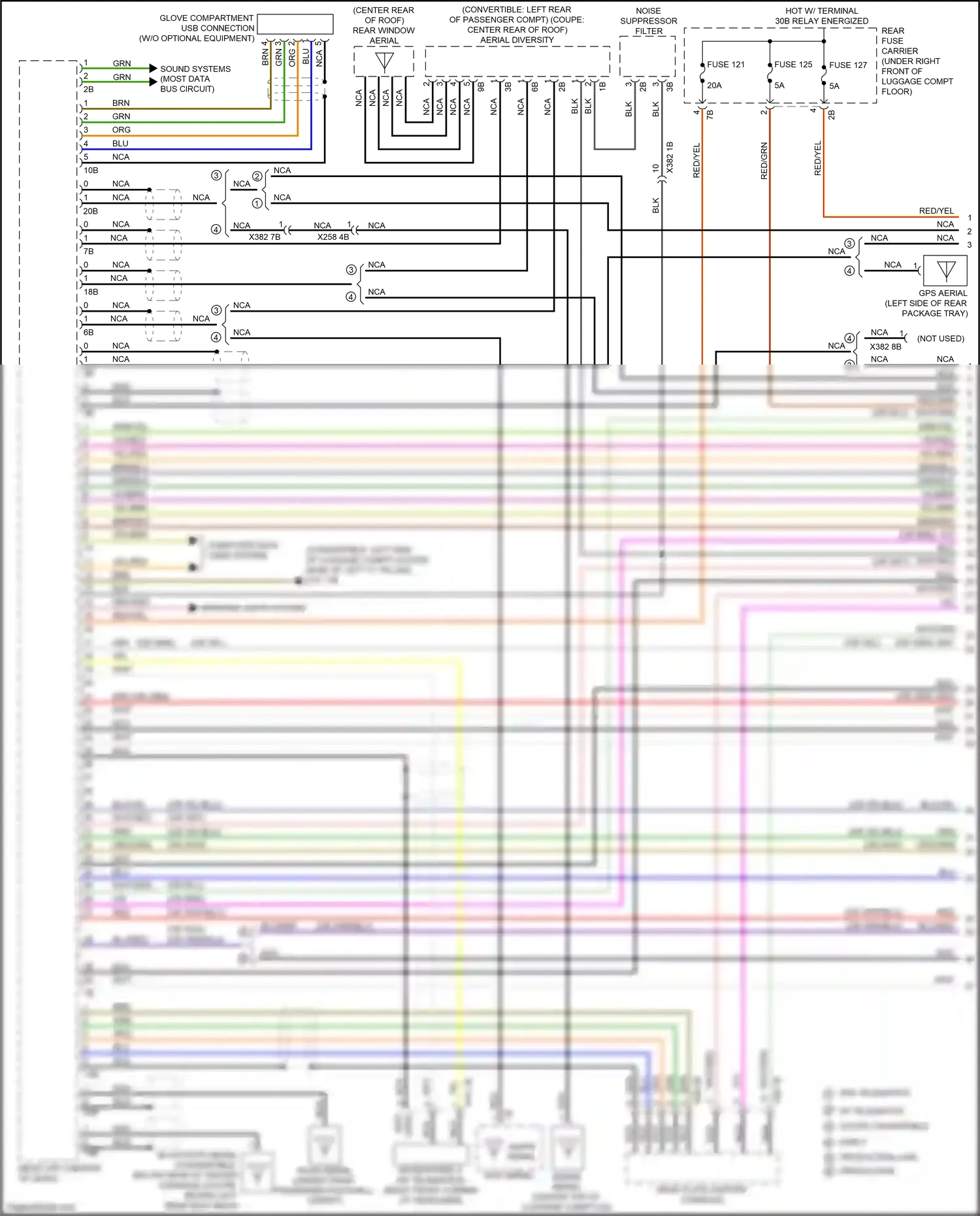 BMW M2 F87 facelift (2017-2021) computer data lines system wiring diagram  (62 of 76)
