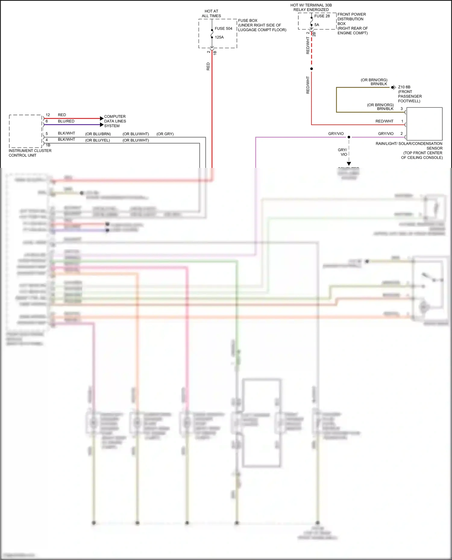 BMW M2 F87 facelift (2017-2021) computer data lines system wiring diagram  (10 of 76)