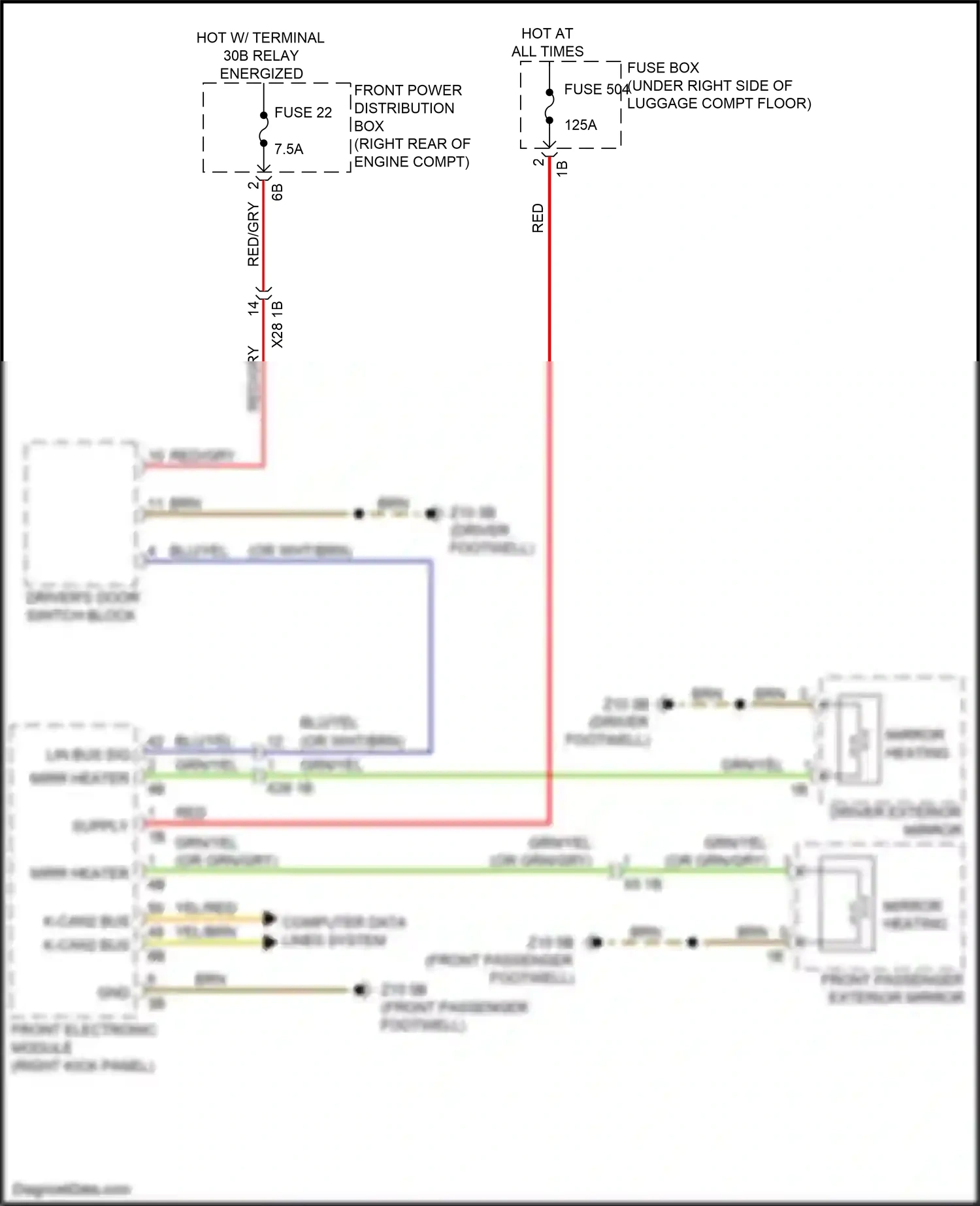 BMW M2 F87 facelift (2017-2021) computer data lines system wiring diagram  (53 of 76)