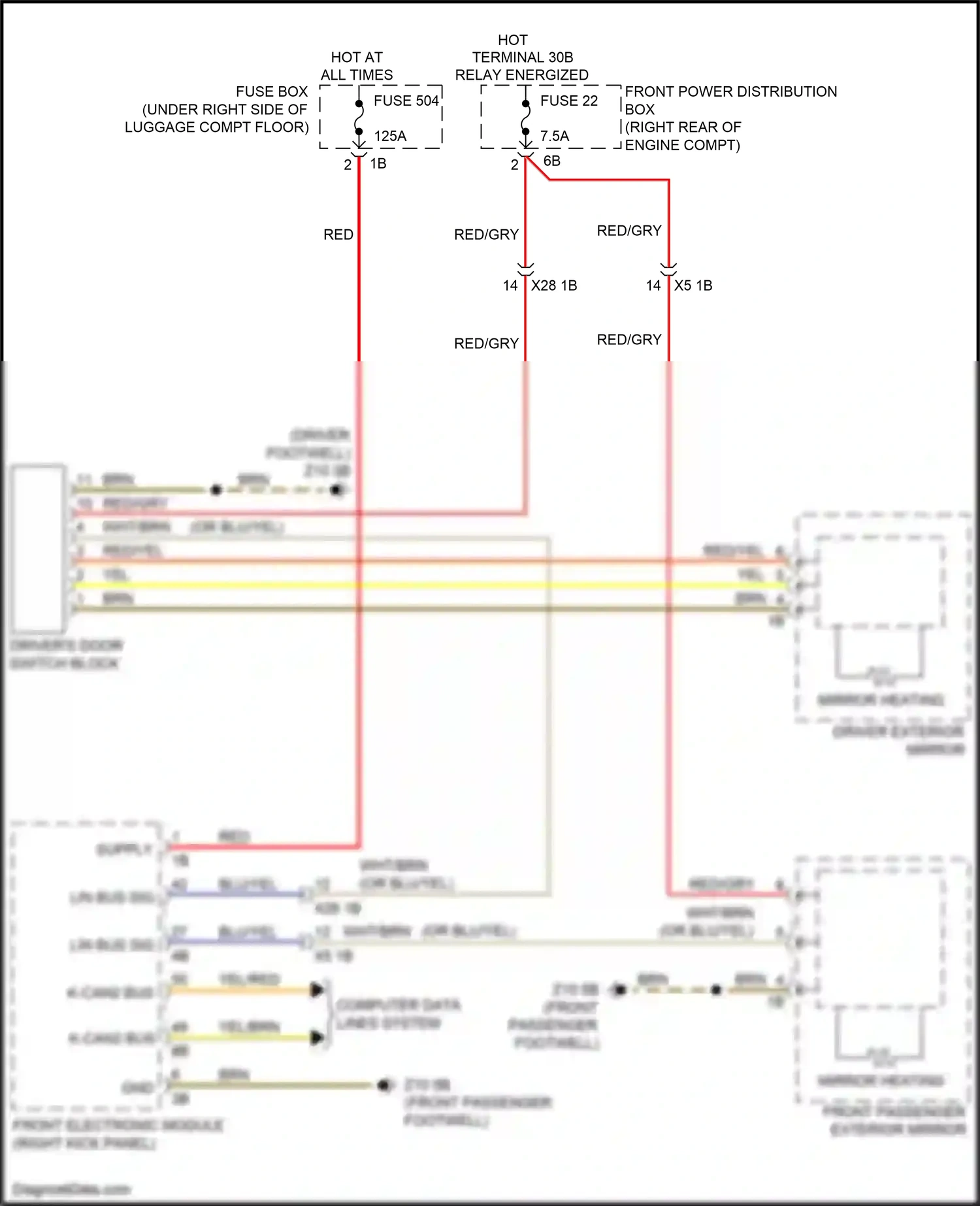 BMW M2 F87 facelift (2017-2021) computer data lines system wiring diagram  (52 of 76)