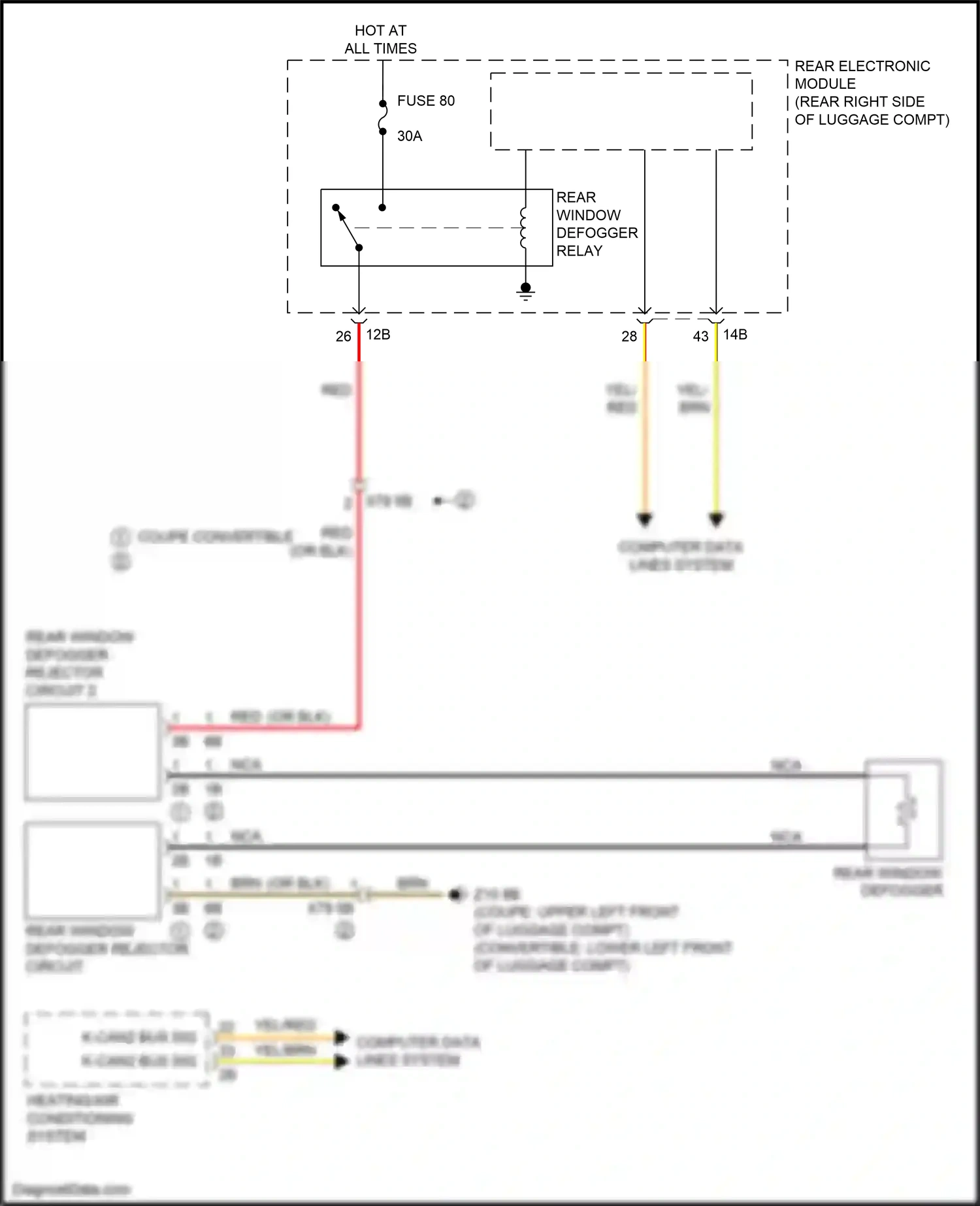 BMW M2 F87 facelift (2017-2021) computer data lines system wiring diagram  (59 of 76)