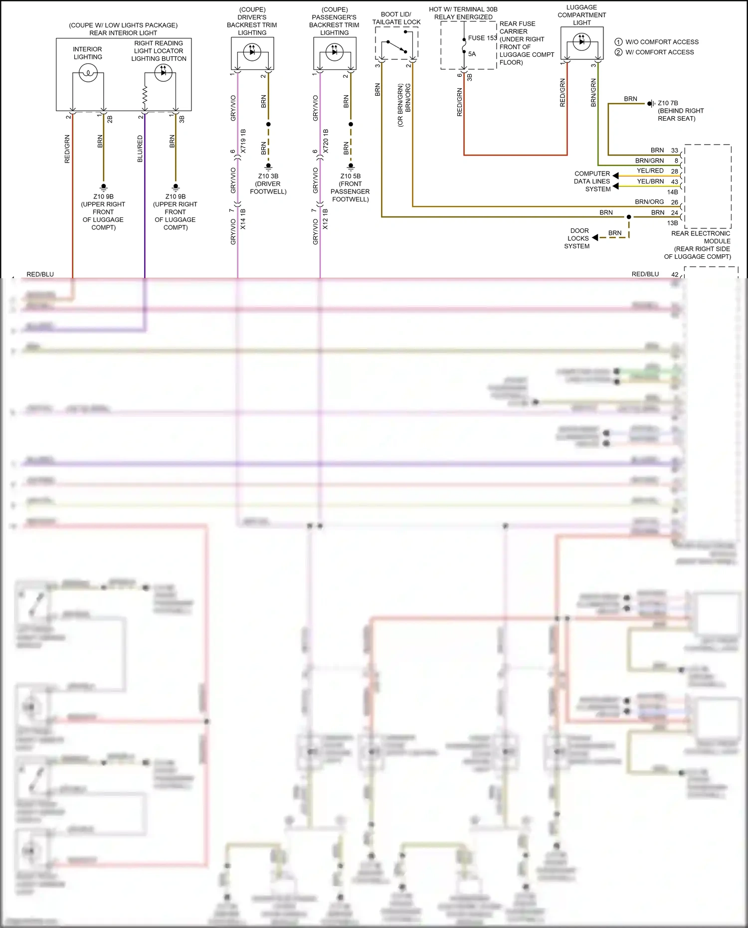 BMW M2 F87 facelift (2017-2021) computer data lines system wiring diagram  (12 of 76)