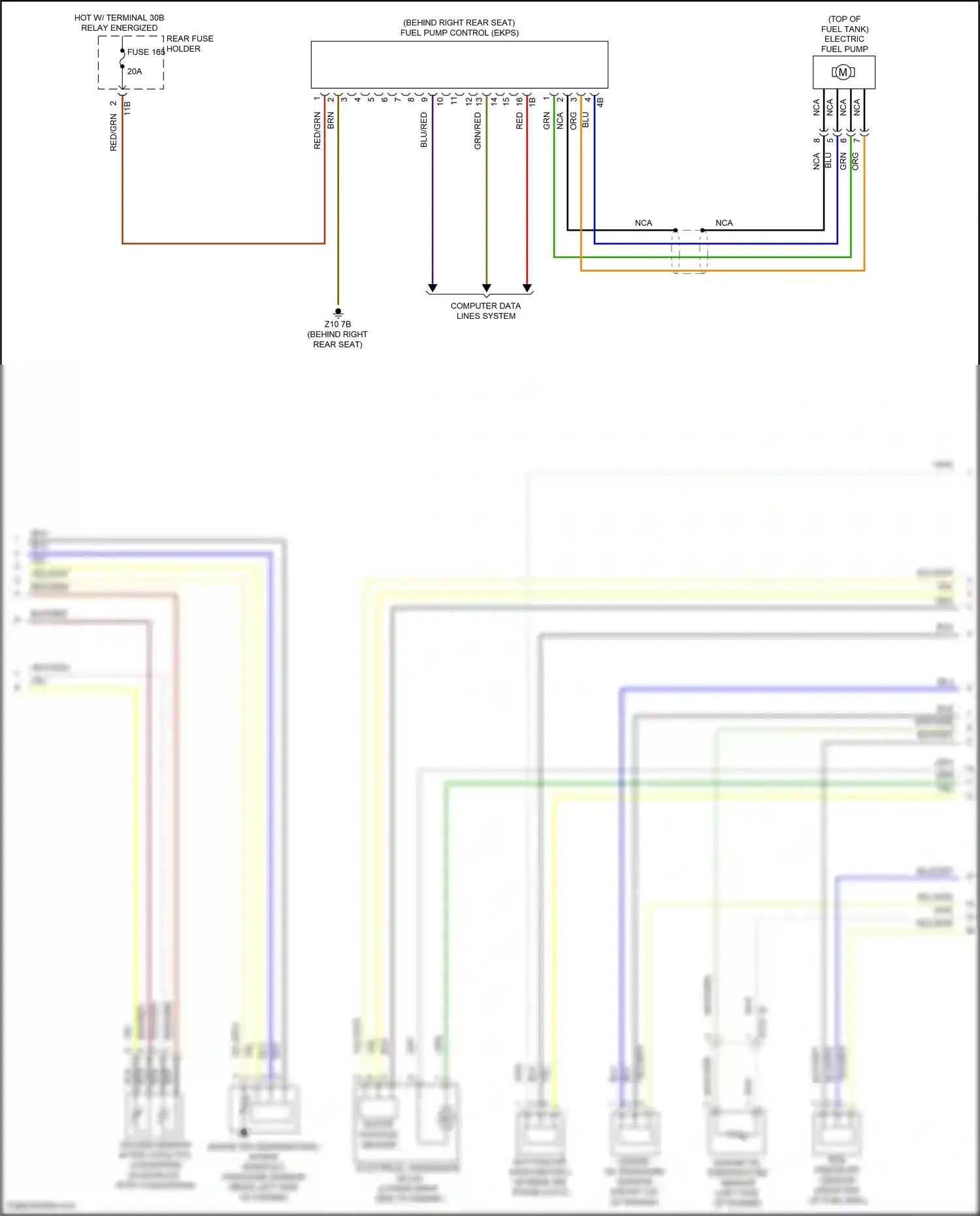 BMW M2 F87 facelift (2017-2021) engine oil temperature sensor wiring diagram  (1 of 1)