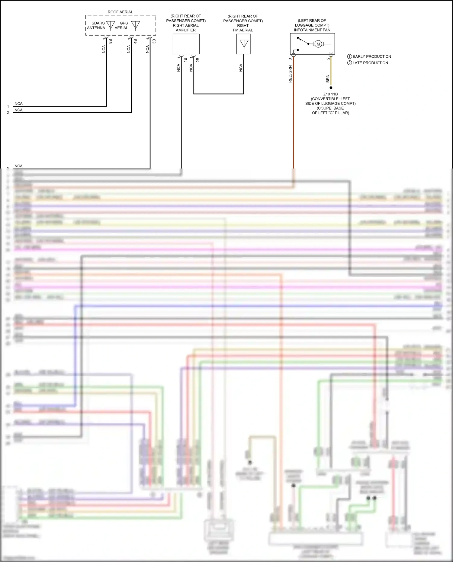 BMW M2 F87 facelift (2017-2021) front electronic module wiring diagram  (27 of 46)