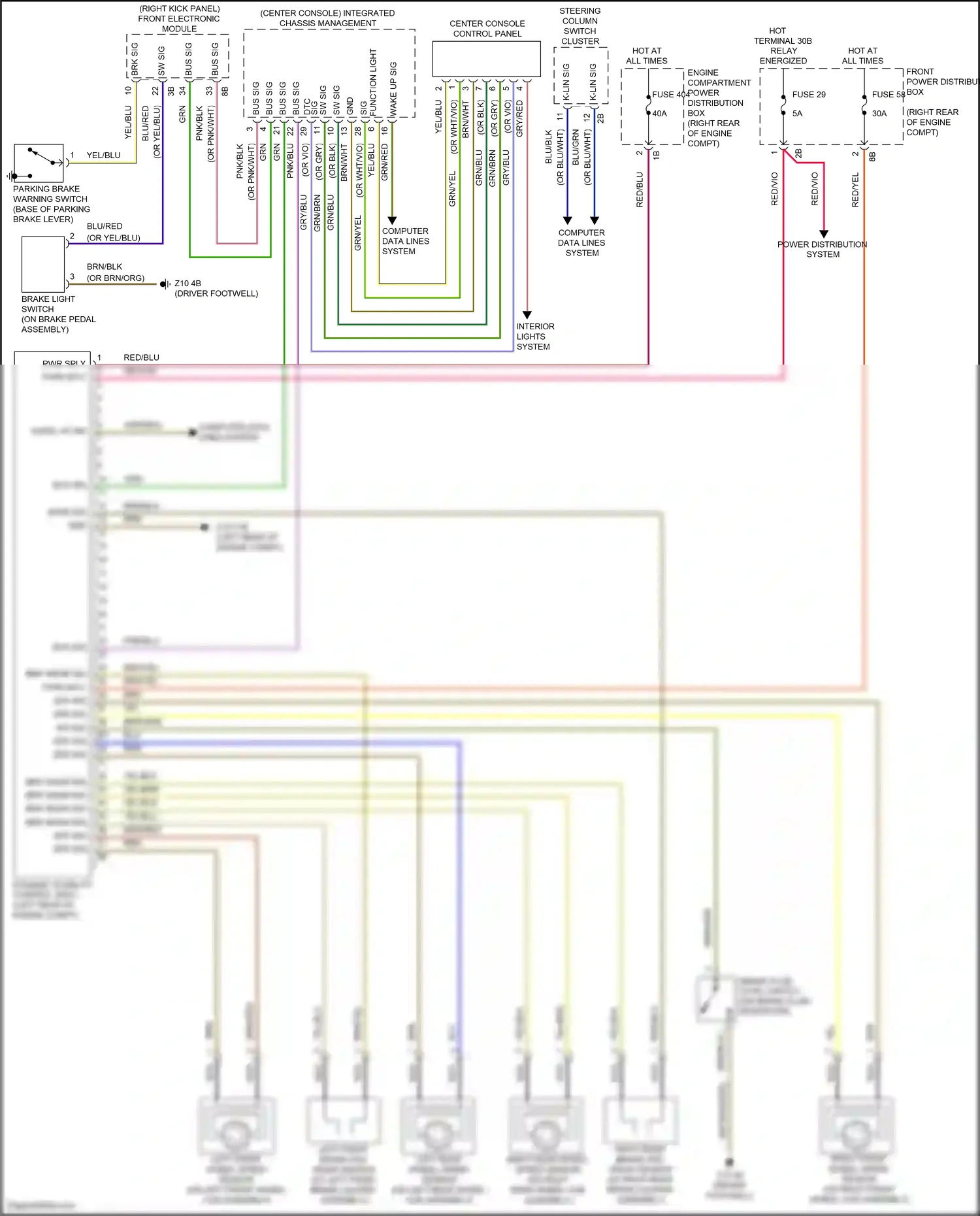 BMW M2 F87 facelift (2017-2021) function light wiring diagram  (1 of 1)