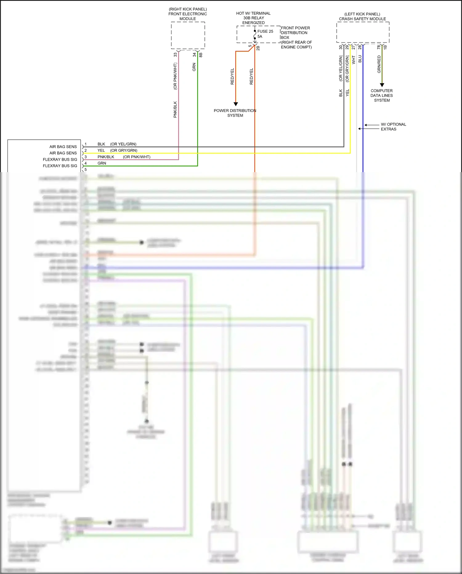 BMW M2 F87 facelift (2017-2021) function lighting wiring diagram  (1 of 1)