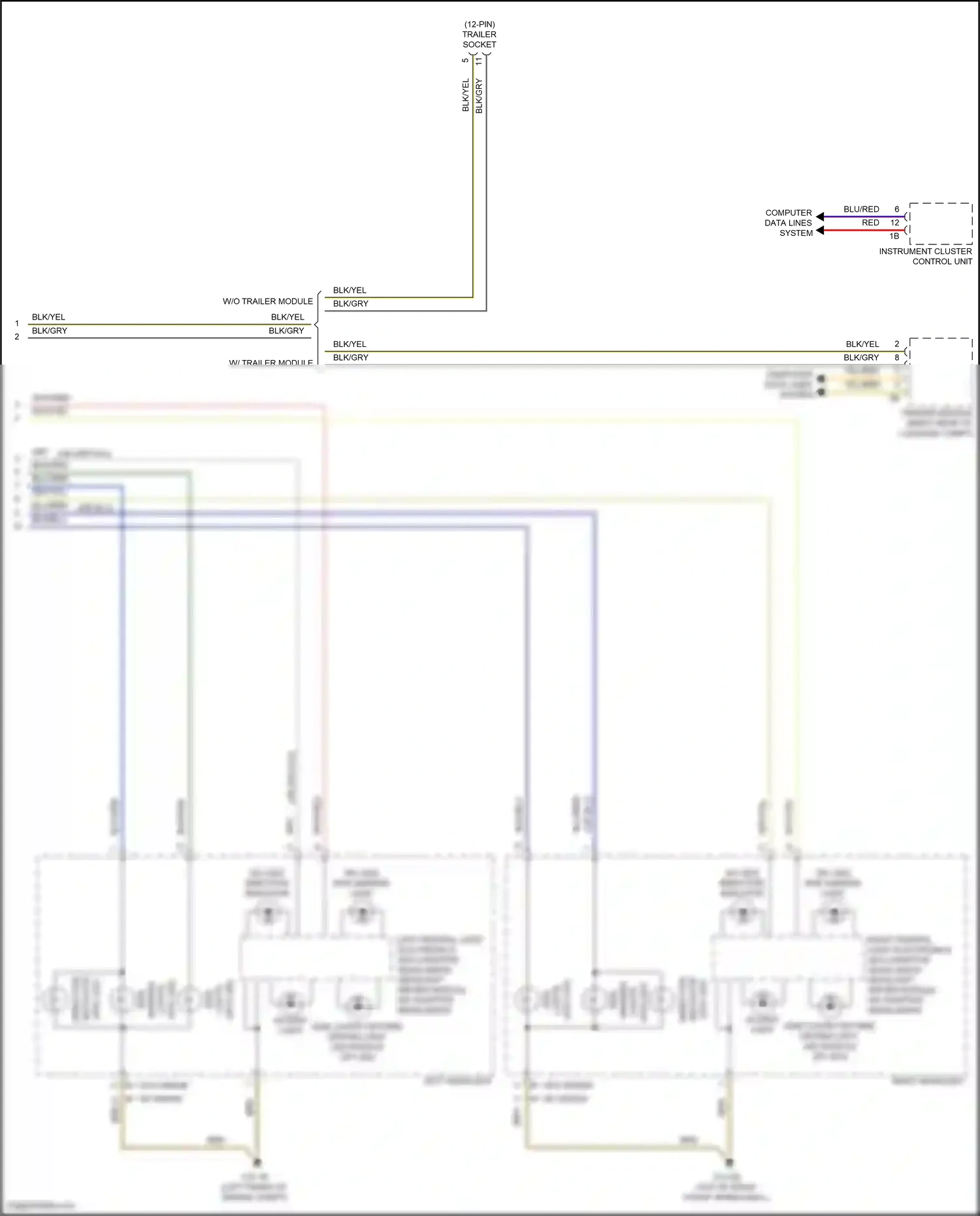 BMW M2 F87 facelift (2017-2021) headlight driver module wiring diagram  (1 of 5)