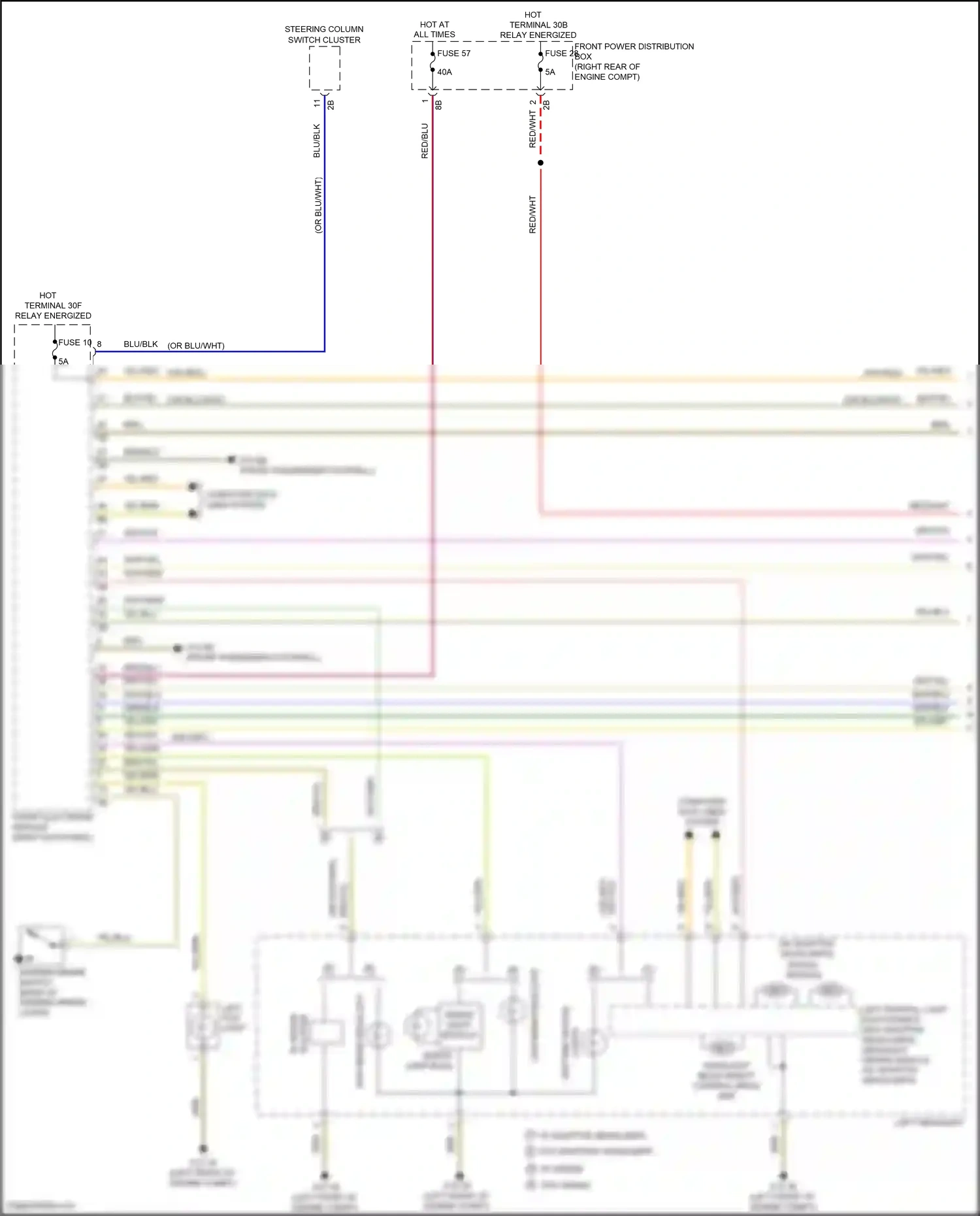 BMW M2 F87 facelift (2017-2021) shutter wiring diagram  (1 of 1)