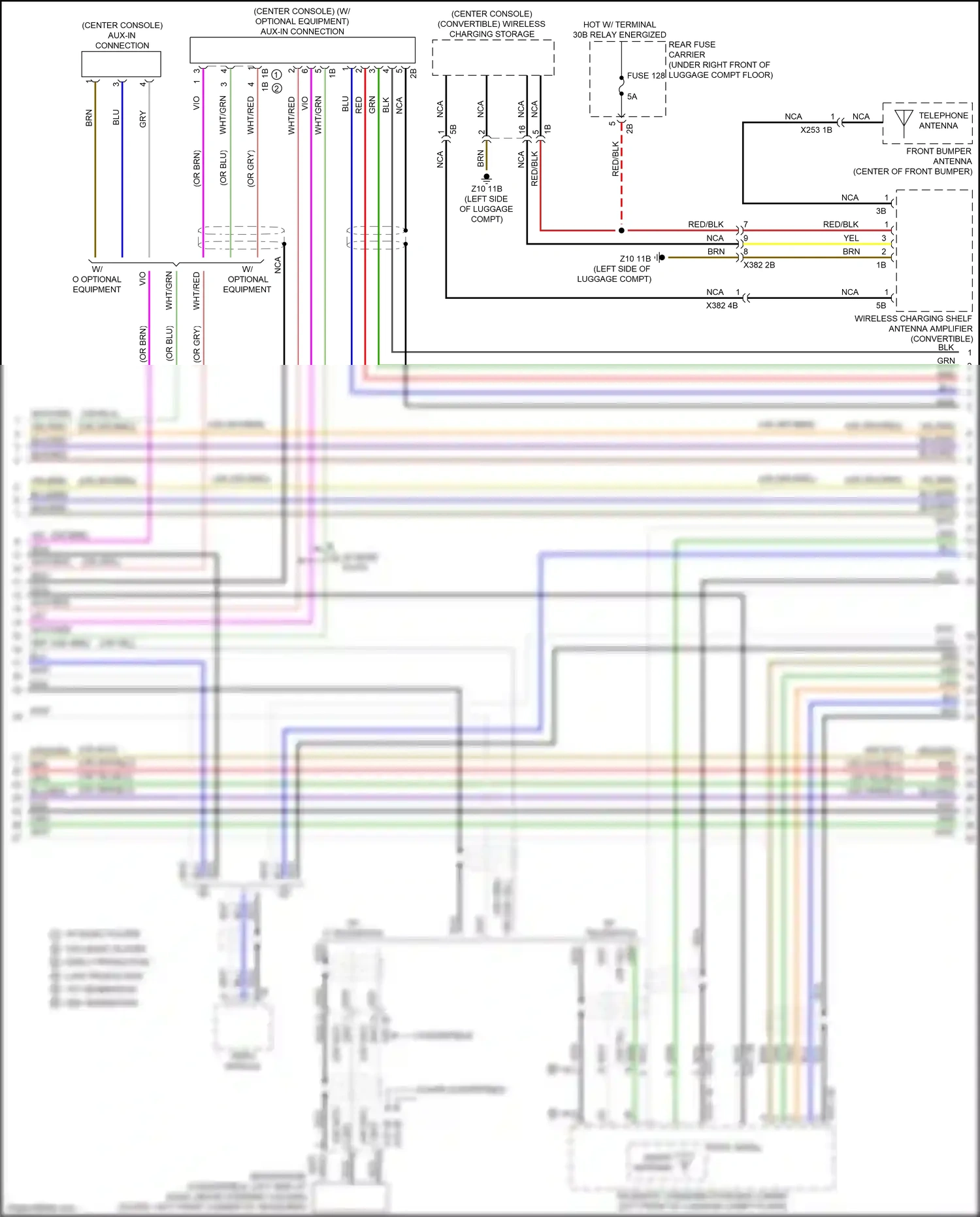 BMW M2 F87 facelift (2017-2021) video module wiring diagram  (2 of 9)