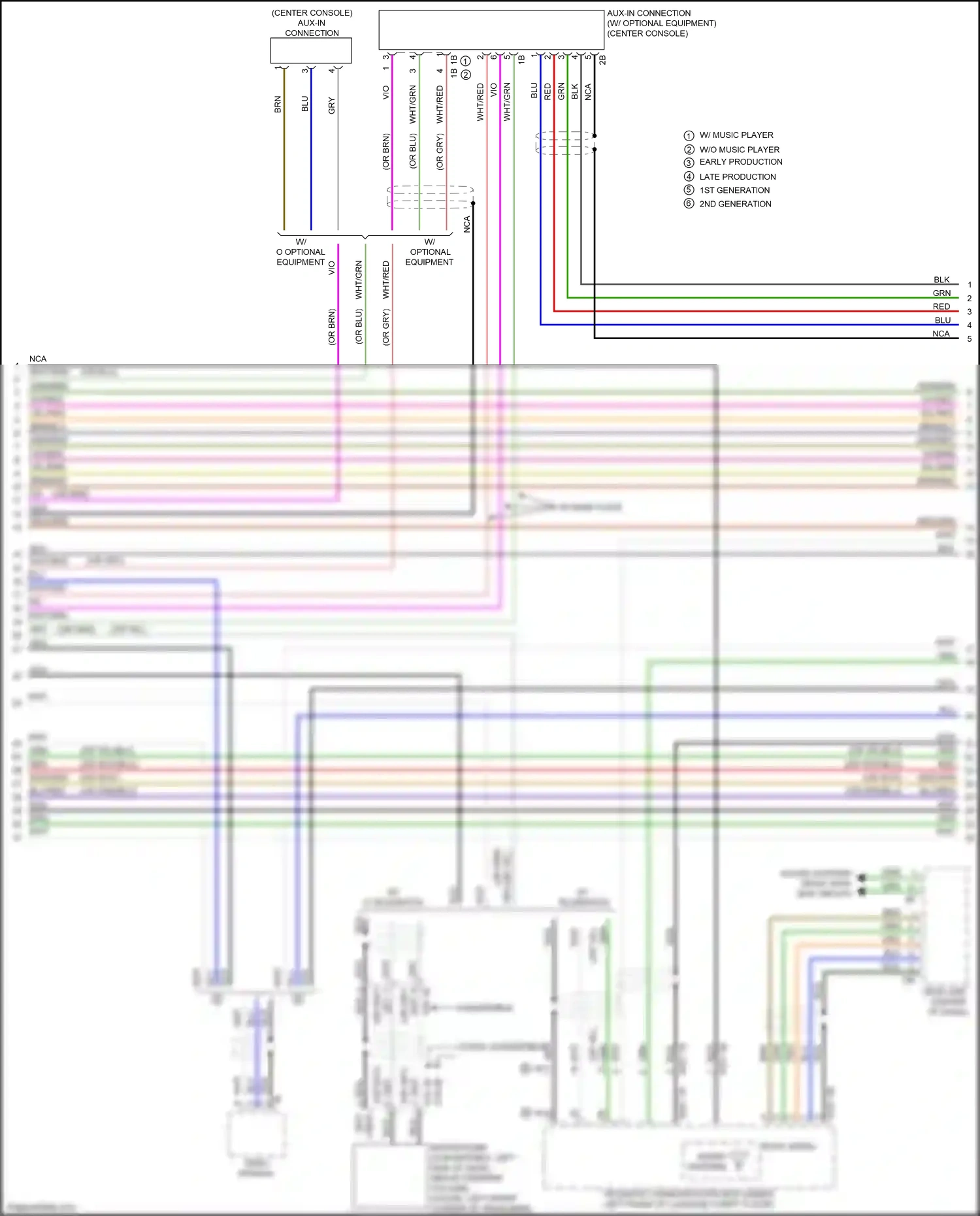 BMW M2 F87 facelift (2017-2021) video module wiring diagram  (4 of 9)