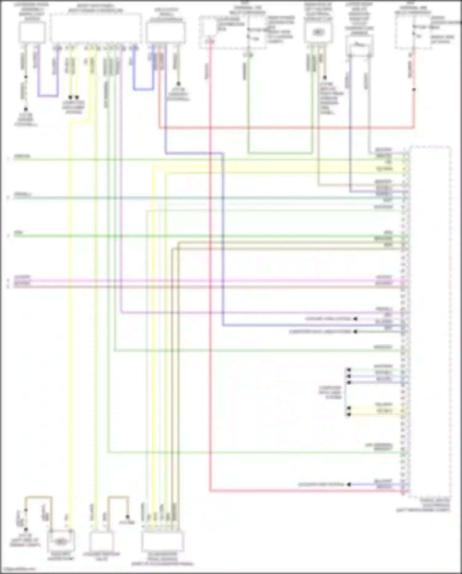 M2 BMW G87 (2022-2024): Wiring diagram engine performance 3.0l turbo (6 of 6)