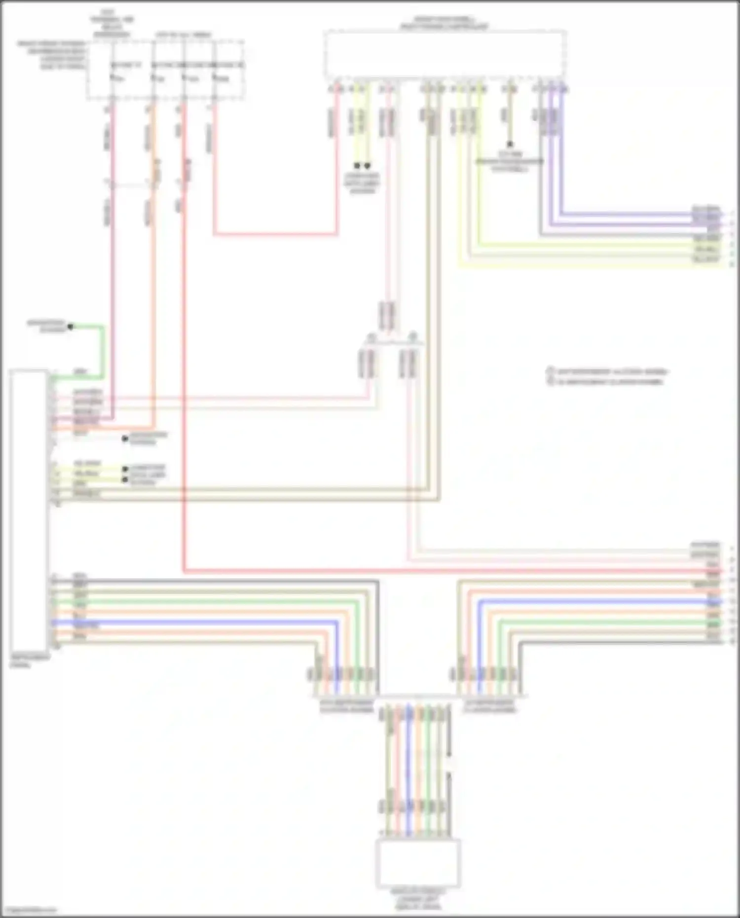 M2 BMW G87 (2022-2024): Instrument cluster circuit (1 of 2)
