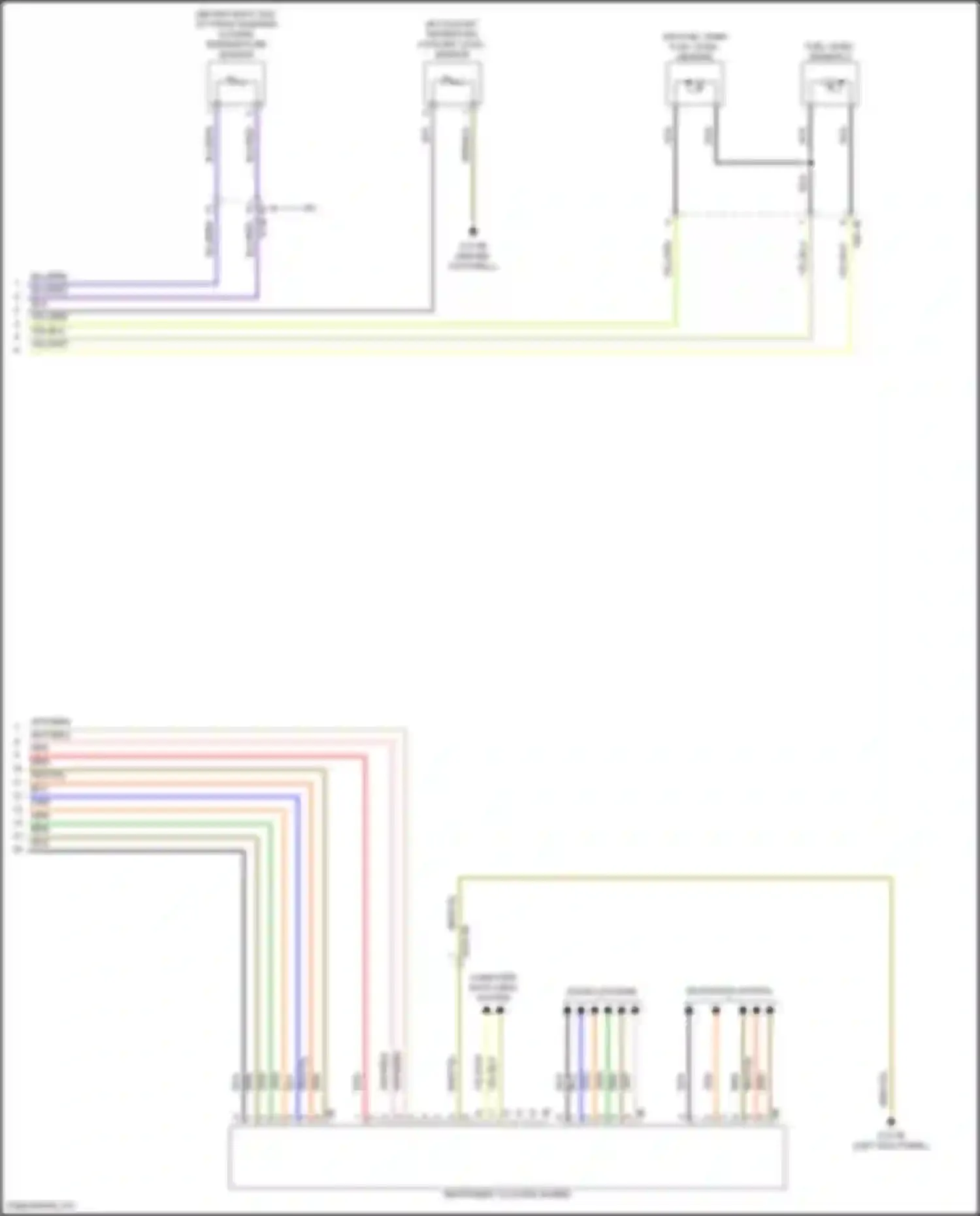 M2 BMW G87 (2022-2024): Instrument cluster circuit (2 of 2)
