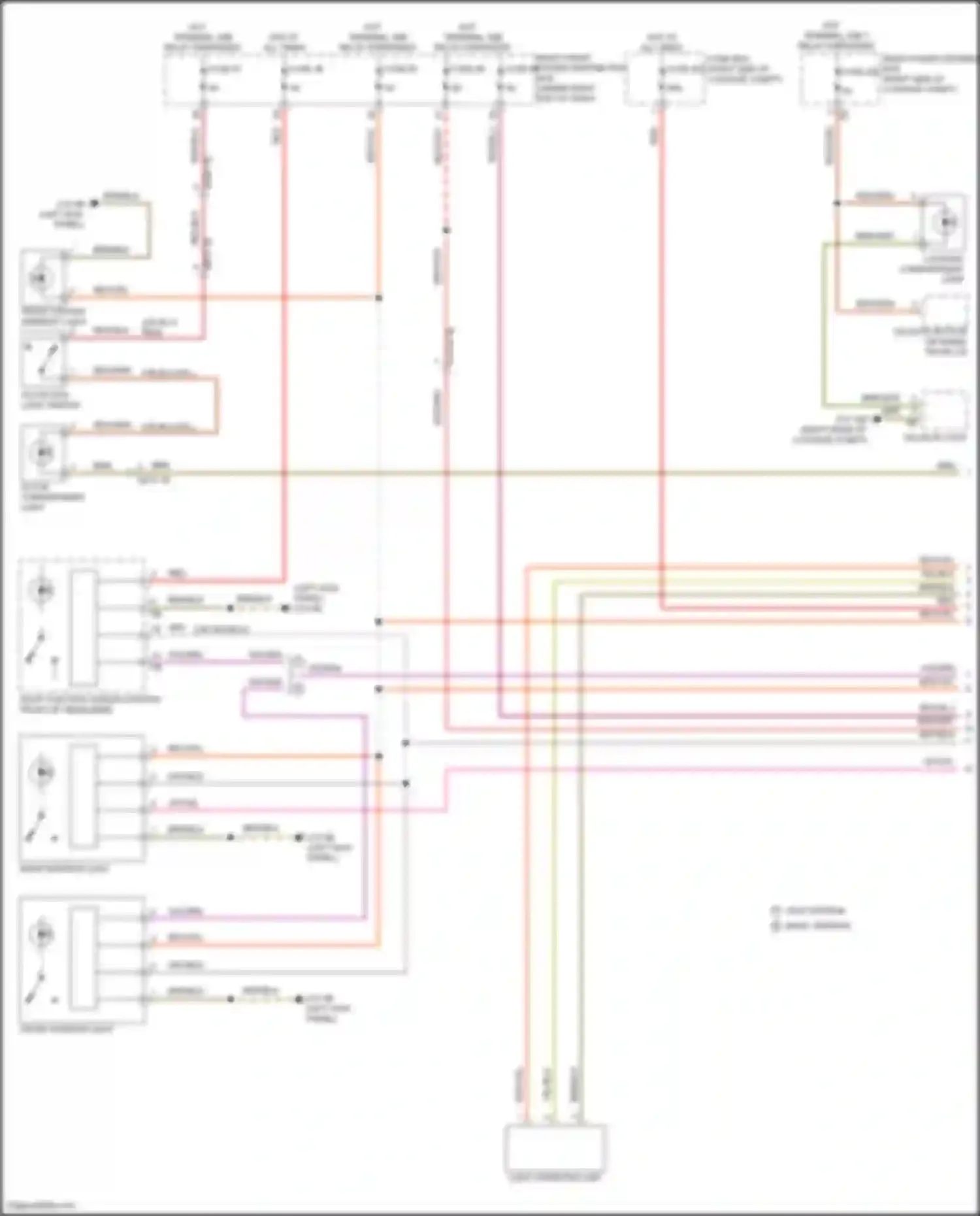 M2 BMW G87 (2022-2024): Courtesy lamps circuit (1 of 3)