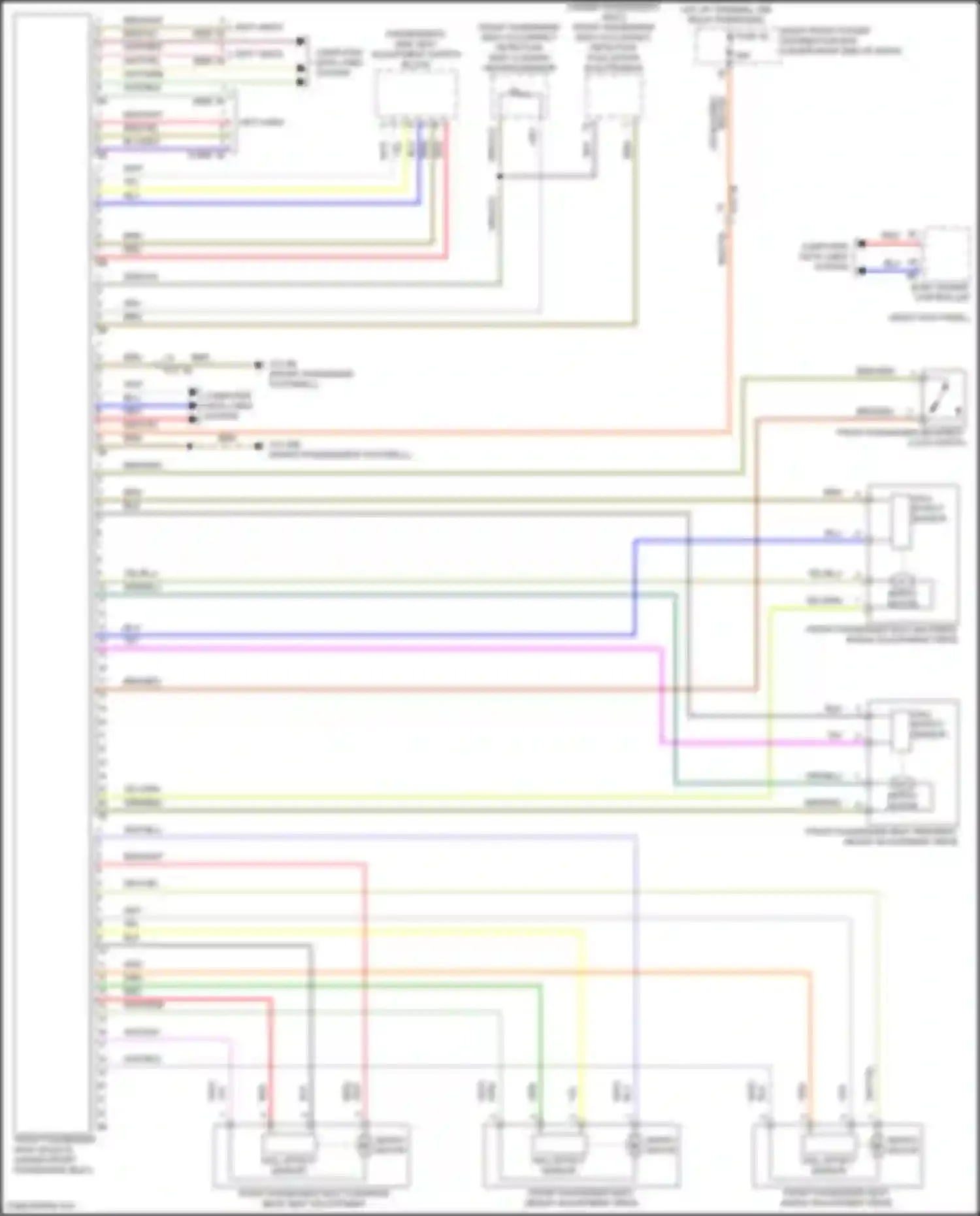 M2 BMW G87 (2022-2024): Passenger"s memory seat circuit