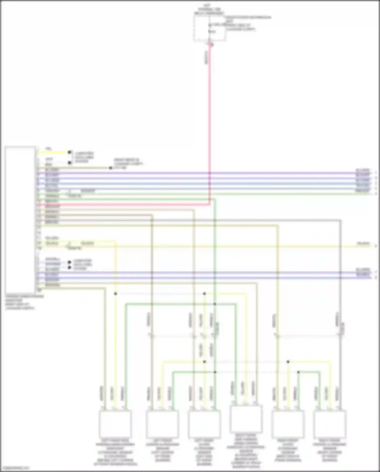 M2 BMW G87 (2022-2024): Parking assistant circuit (1 of 2)