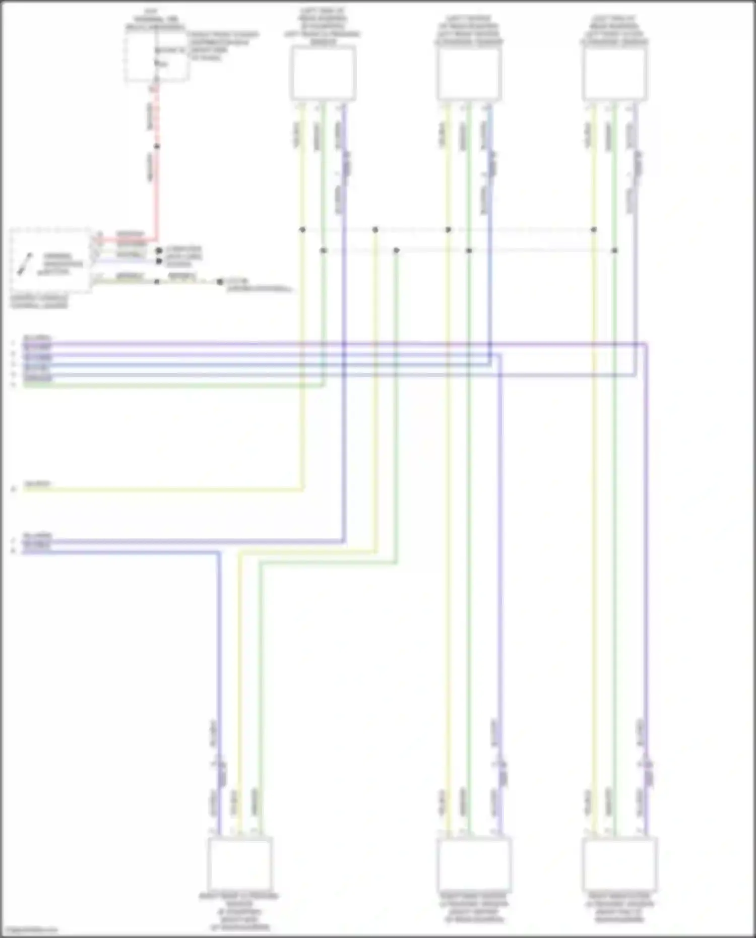 M2 BMW G87 (2022-2024): Parking assistant circuit (2 of 2)