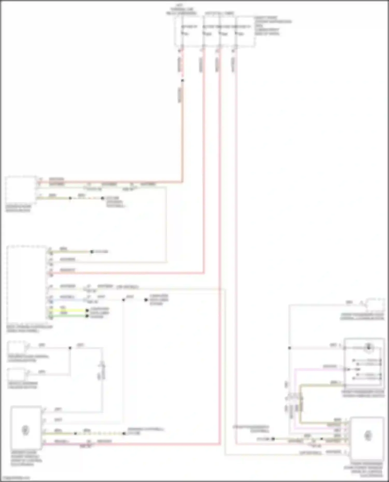 M2 BMW G87 (2022-2024): Power windows circuit
