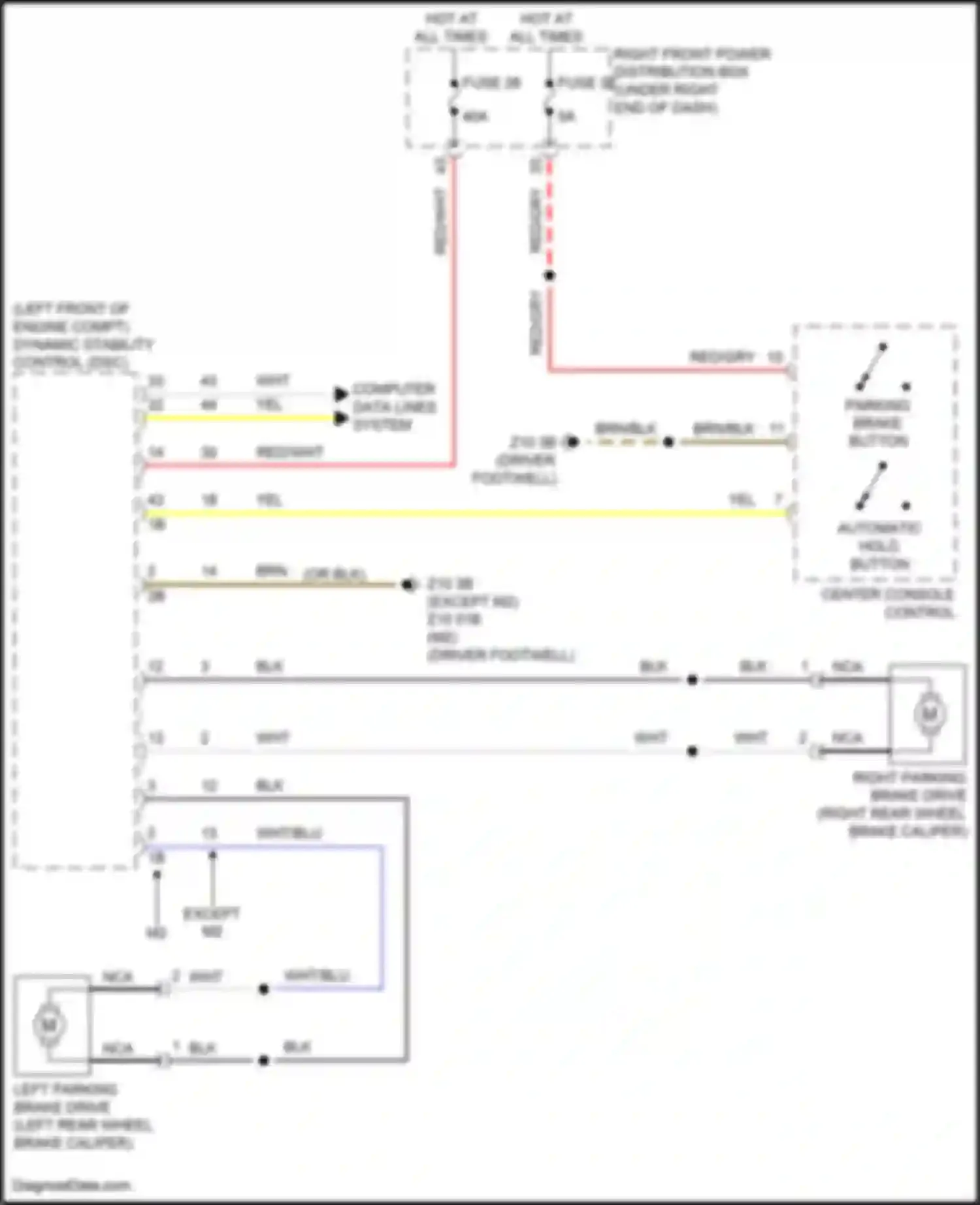 M2 BMW G87 (2022-2024): Shift interlock circuit