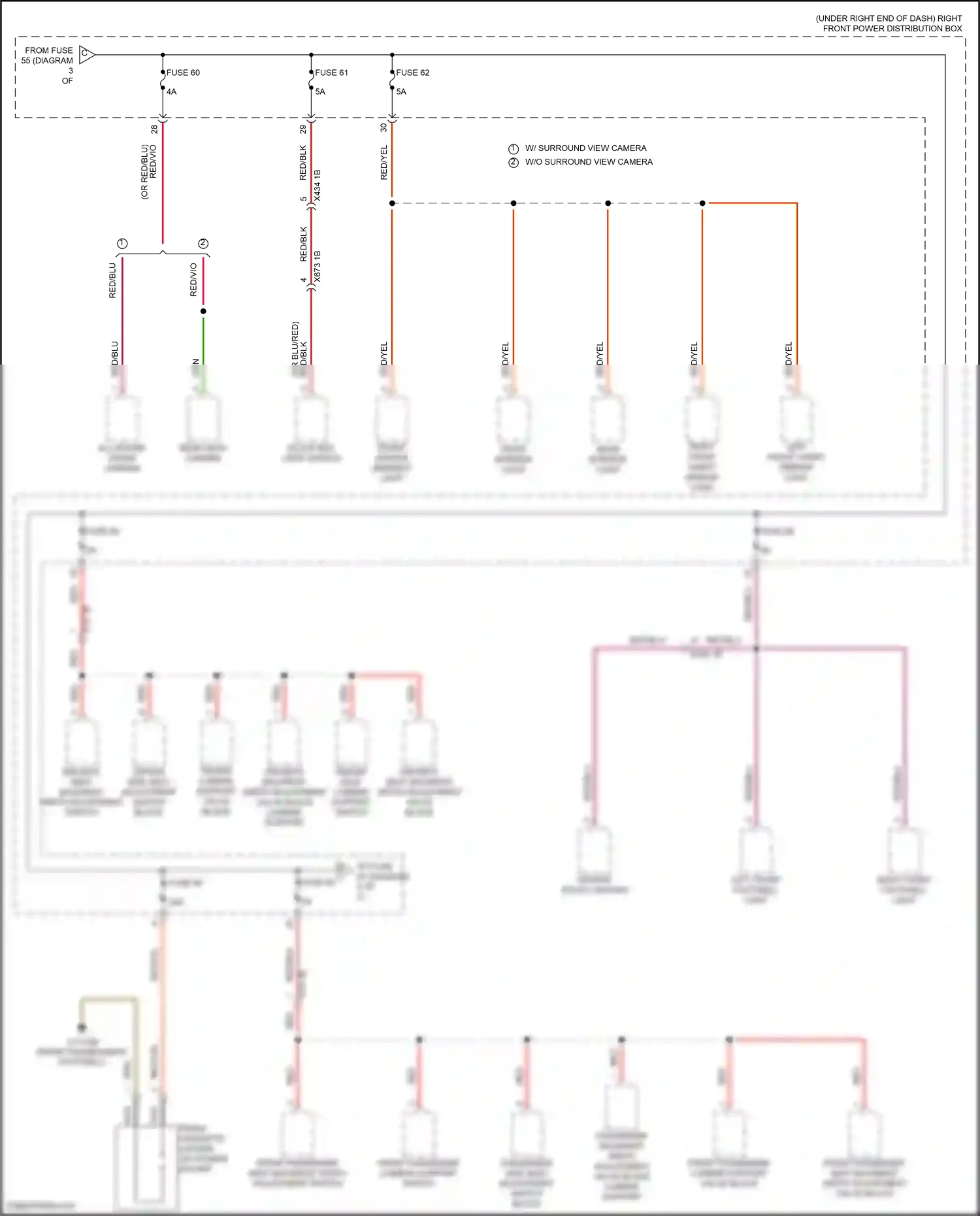 BMW M2 G87 (2022-2024) center stack lighting wiring diagram  (4 of 4)