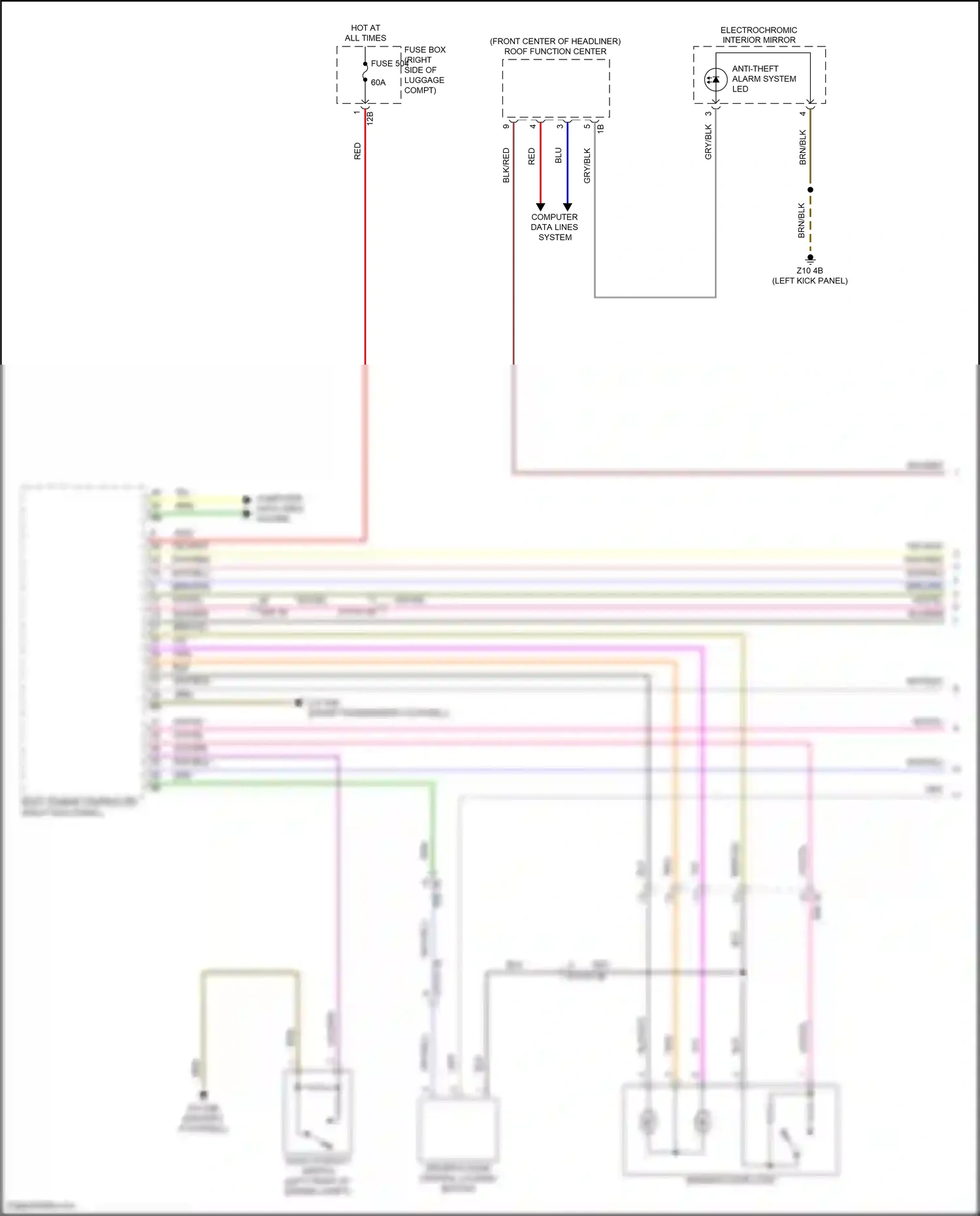 BMW M2 G87 (2022-2024) computer data lines system wiring diagram  (74 of 78)