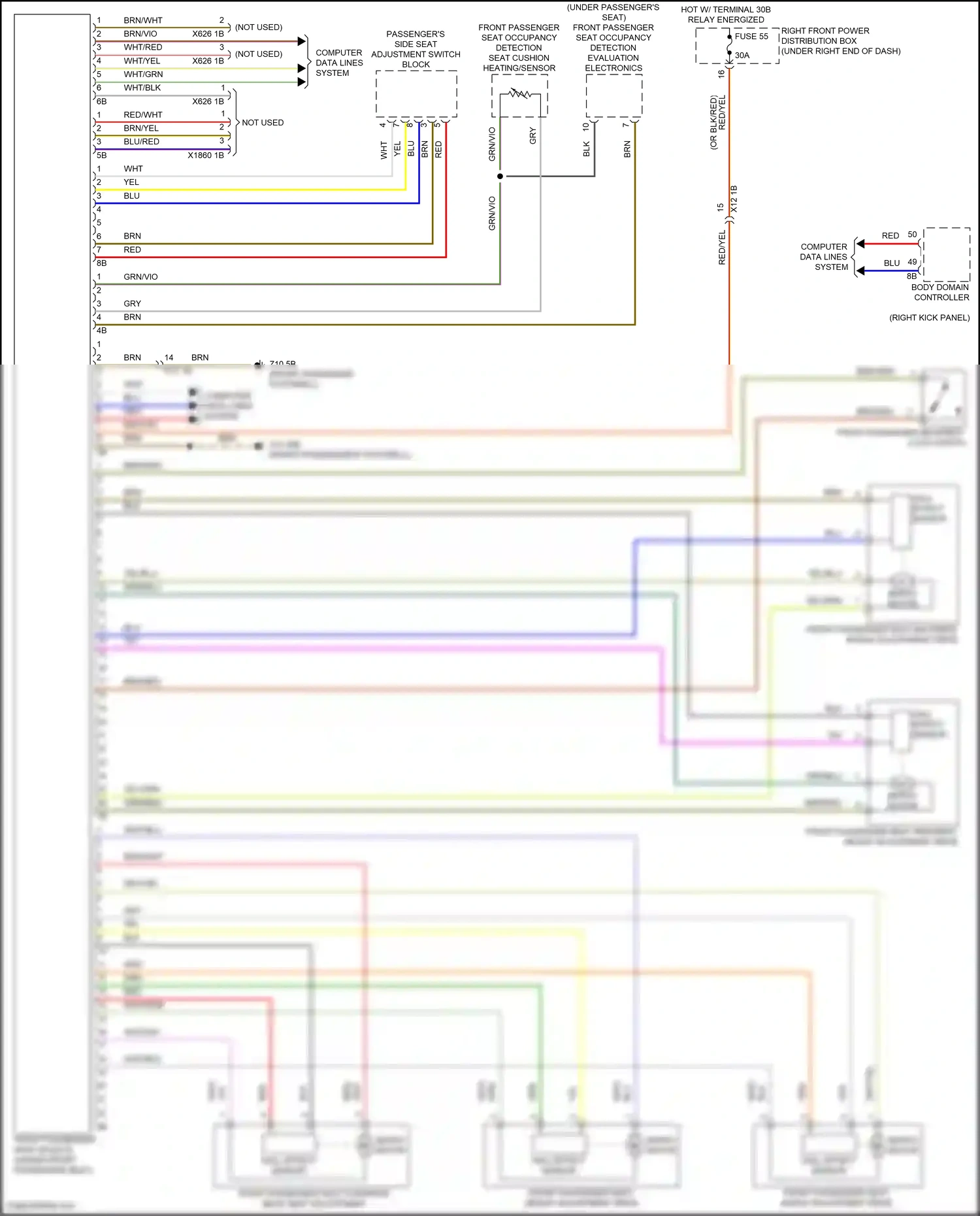 BMW M2 G87 (2022-2024) computer data lines system wiring diagram  (17 of 78)