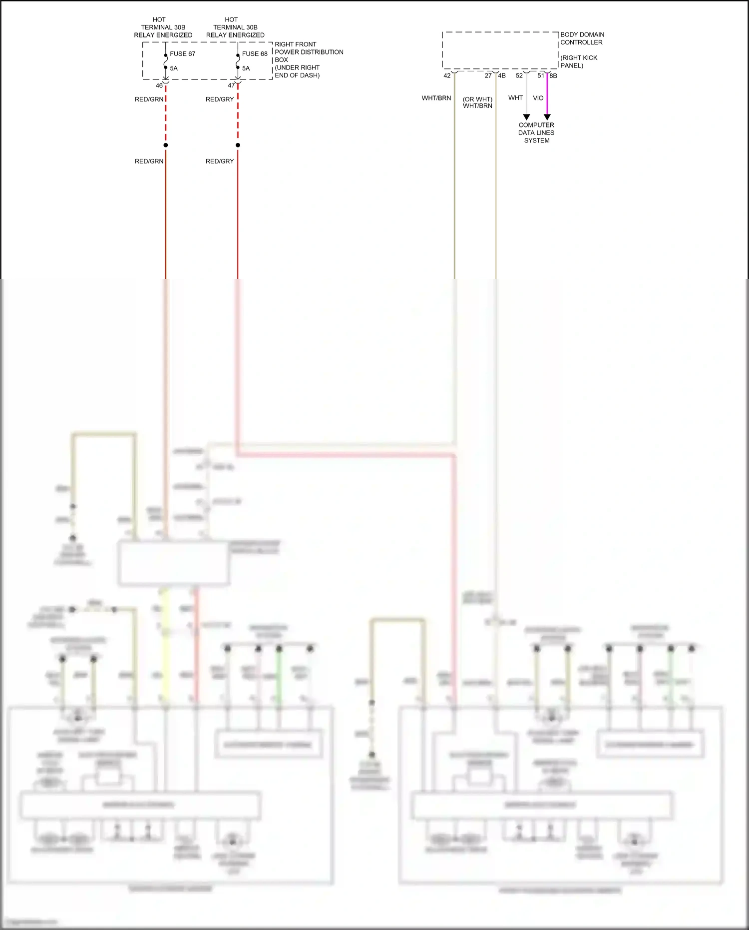 BMW M2 G87 (2022-2024) computer data lines system wiring diagram  (15 of 78)